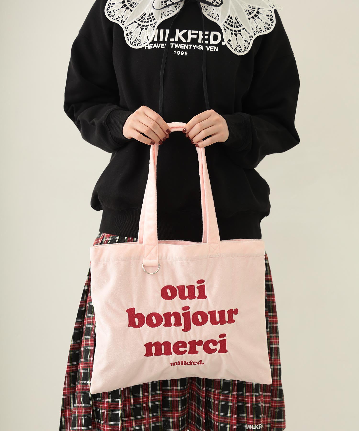 LOGO FLUFFY BAG