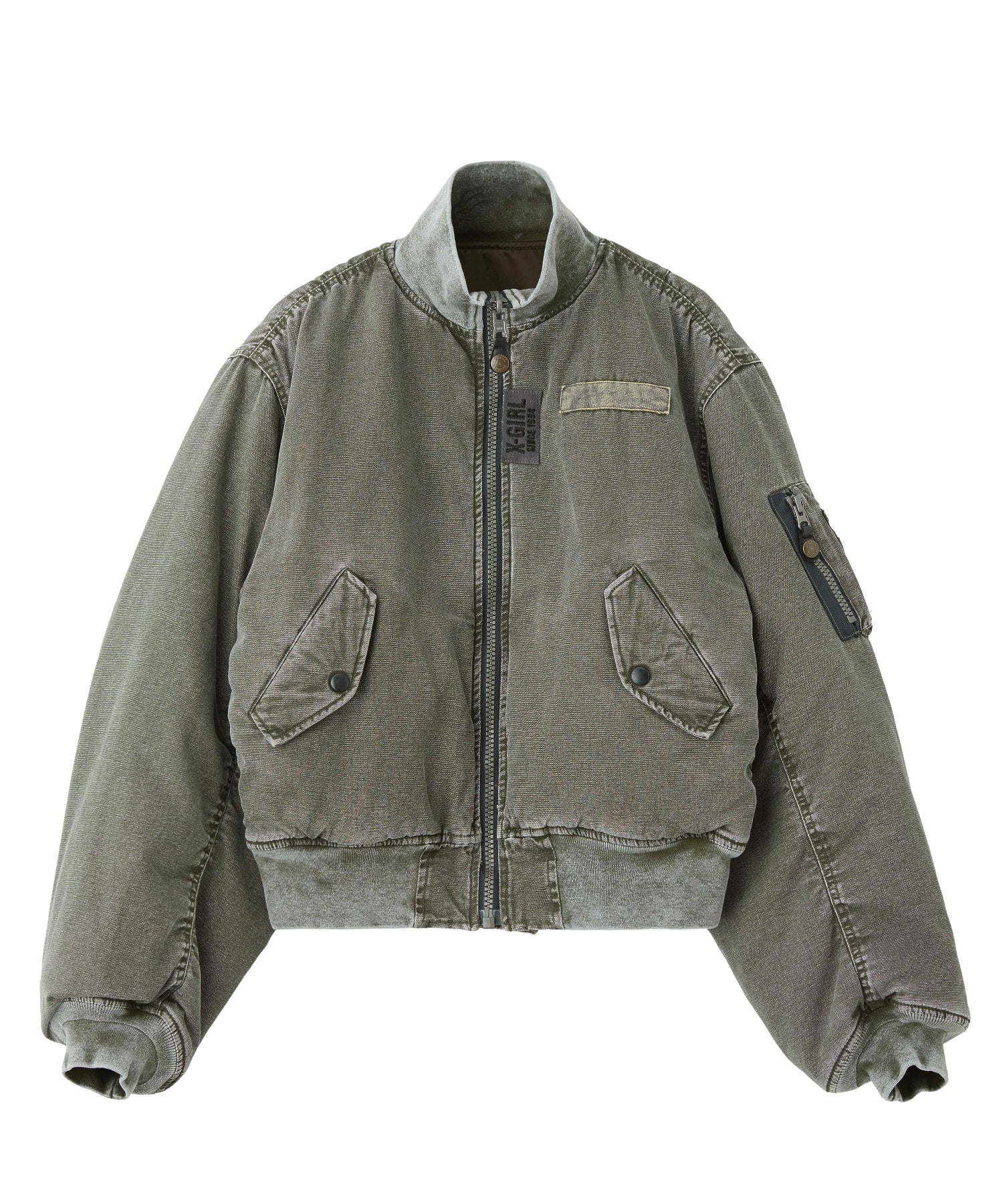 REVERSIBLE FADED MA-1 JACKET
