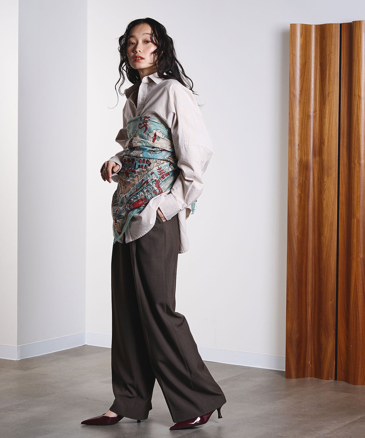 model:161cm 着用サイズ:ONE SIZE