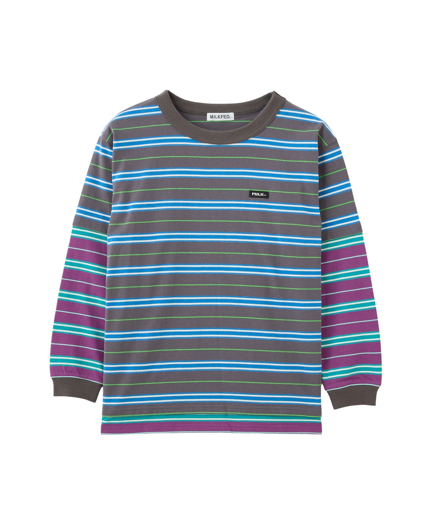 LAYERED LOOK STRIPED TOP