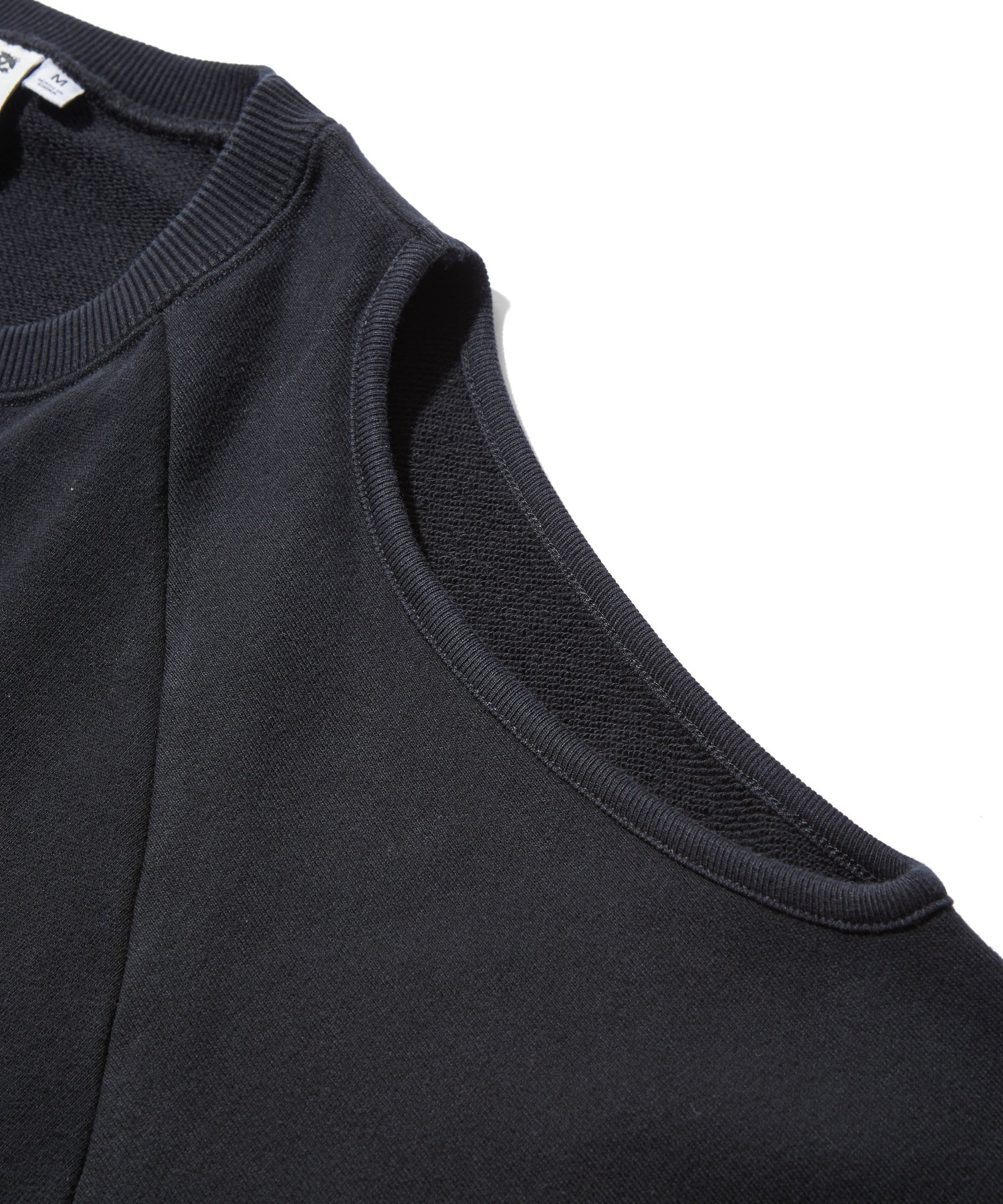 GRADIENT SPRAY OPEN-SHOULDER SWEATSHIRT