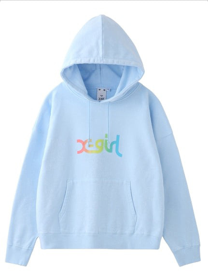 GRADATION MILLS LOGO BABY SWEAT HOODIE X-girl
