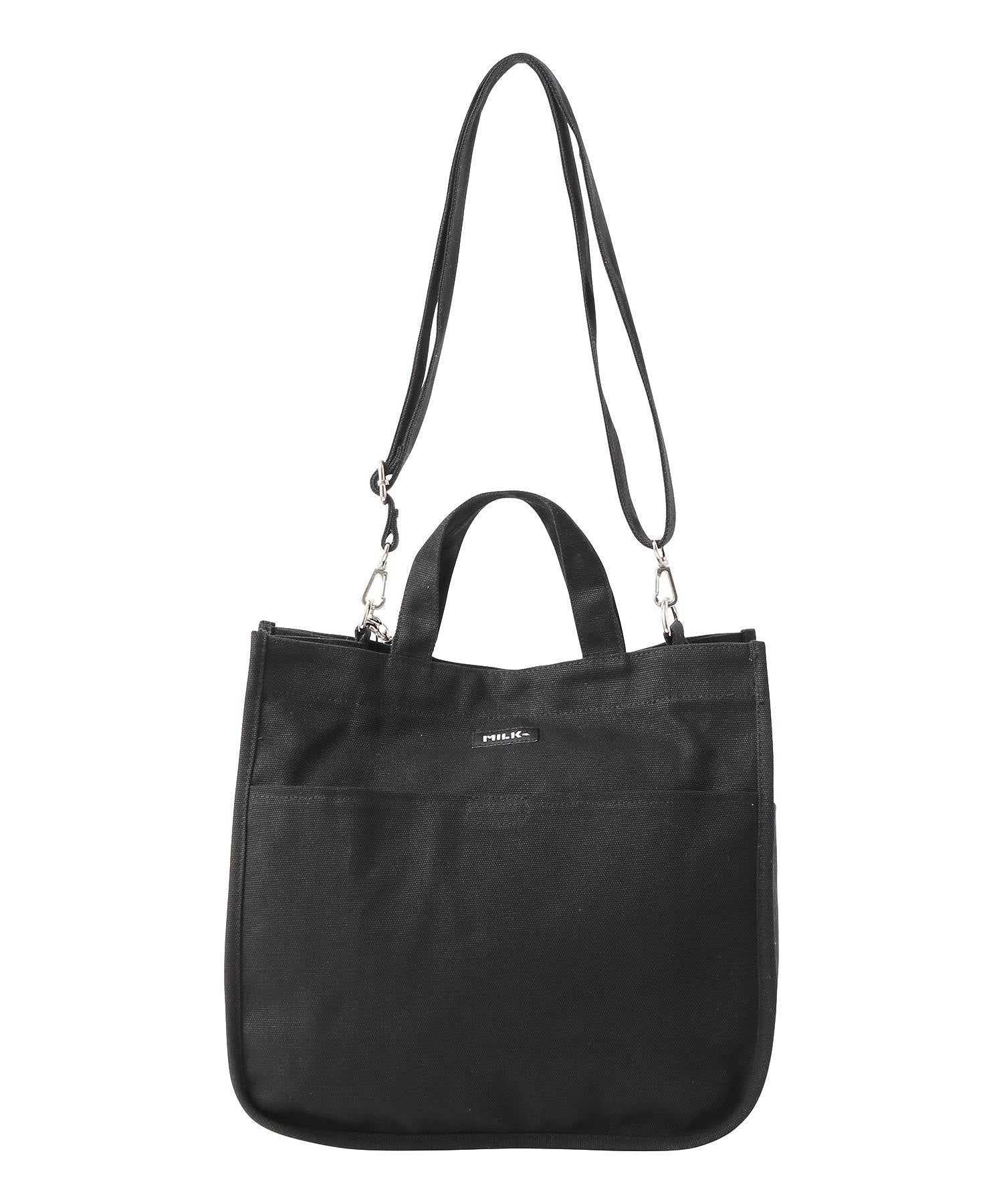 EMBROIDERED BAR SHOULDER BAG W/STRAP MILKFED.