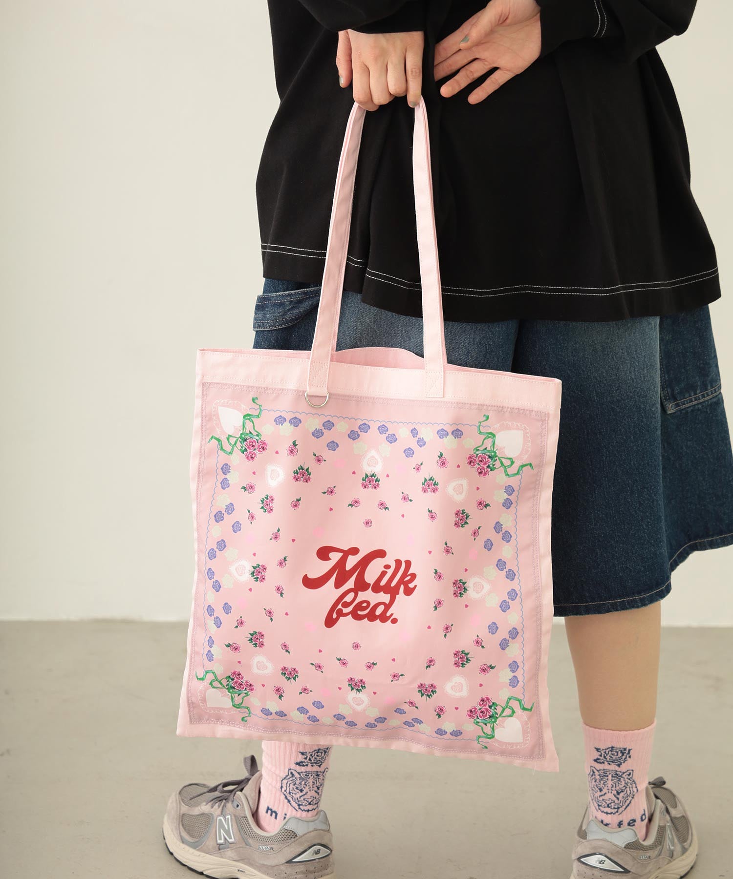 FLOWER PATTERN BANDANA BAG