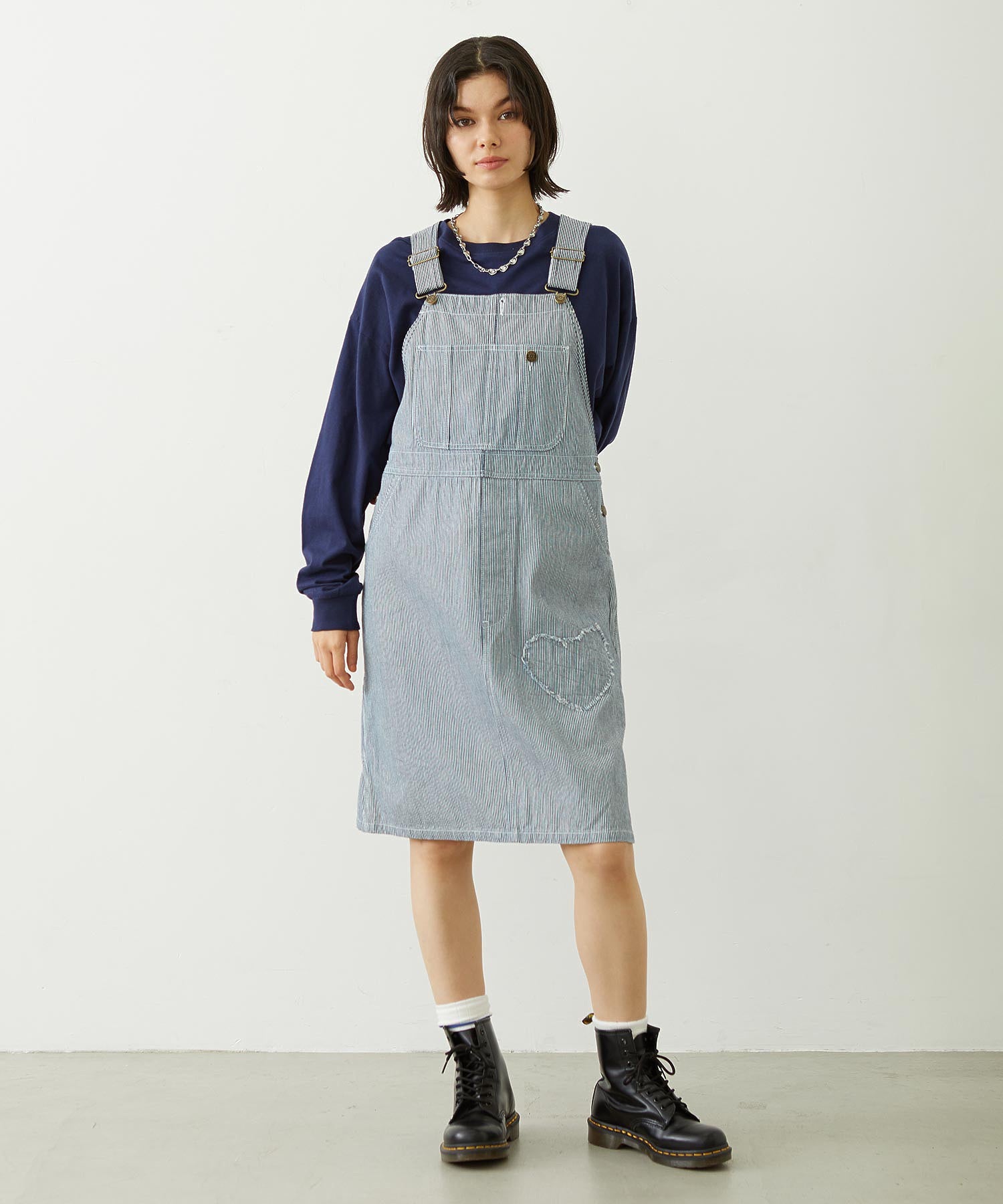 PATCH SALOPETTE SKIRT