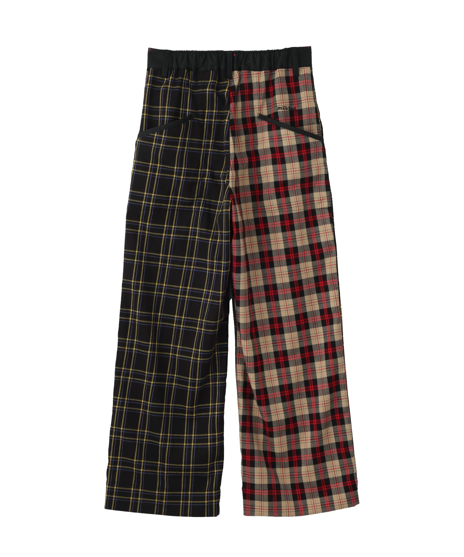 COMBINATION PLAID PANTS