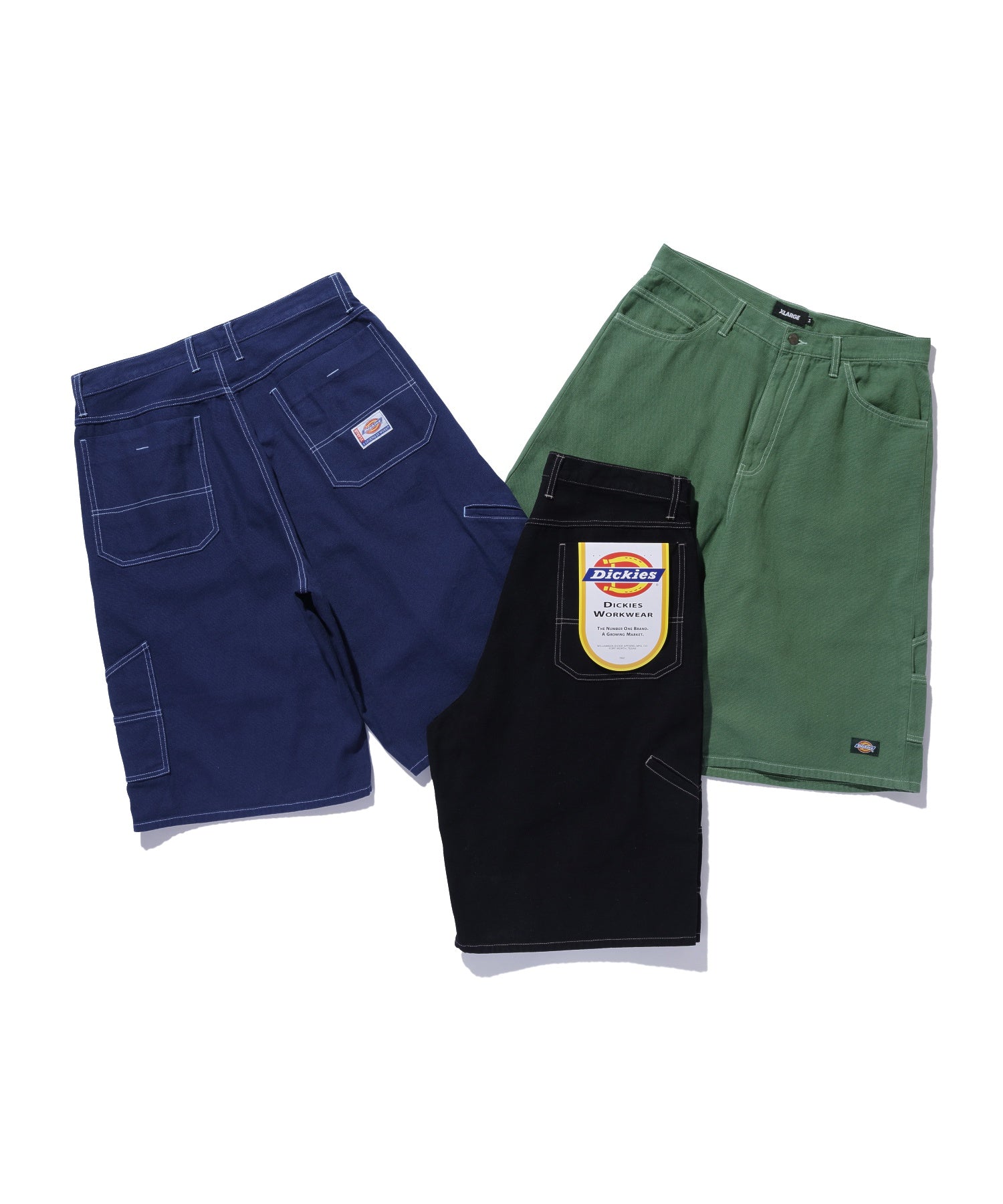 XLARGE×Dickies PAINTER SHORT PANTS
