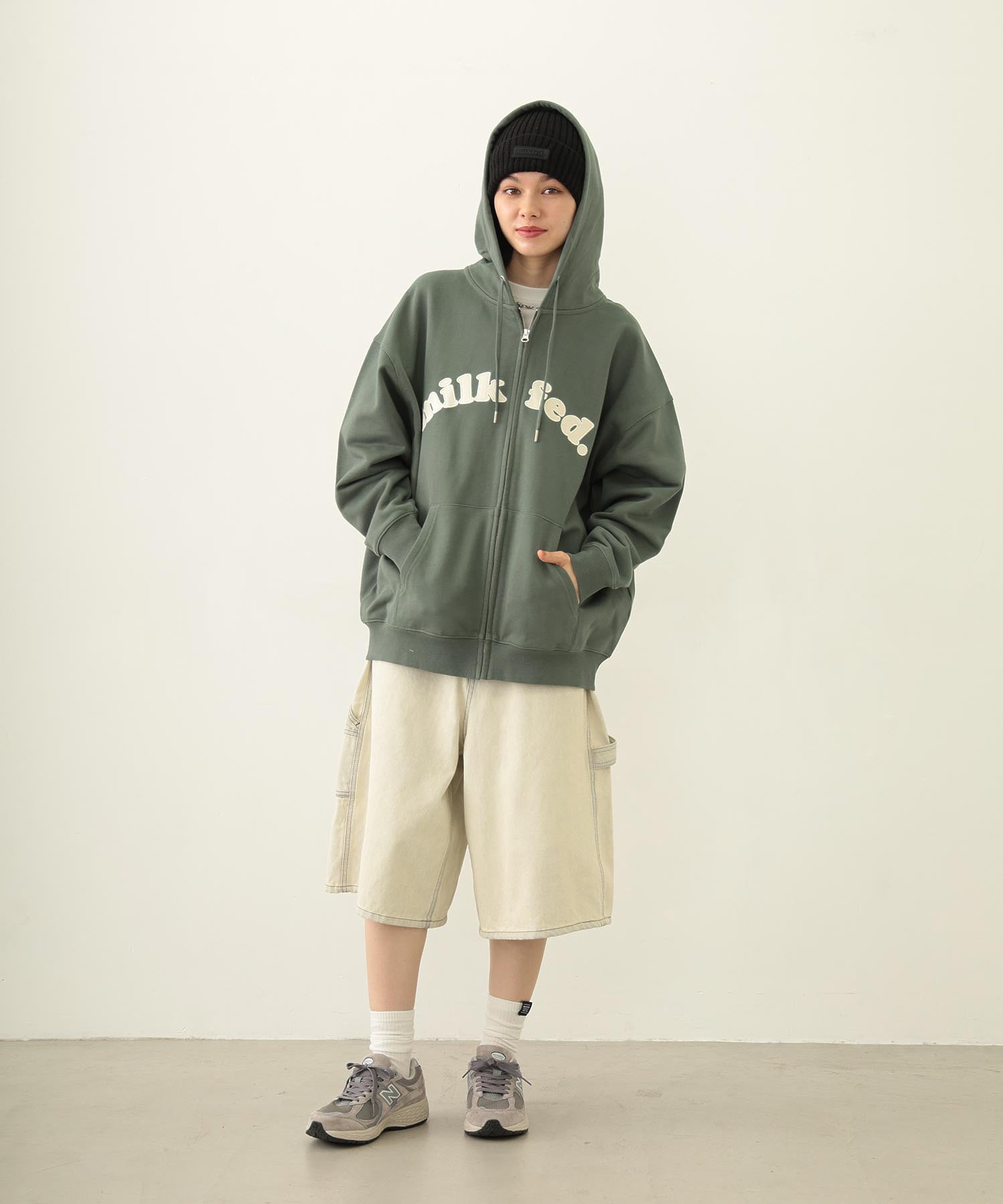 ARCH COOPER LOGO ZIP UP HOODIE