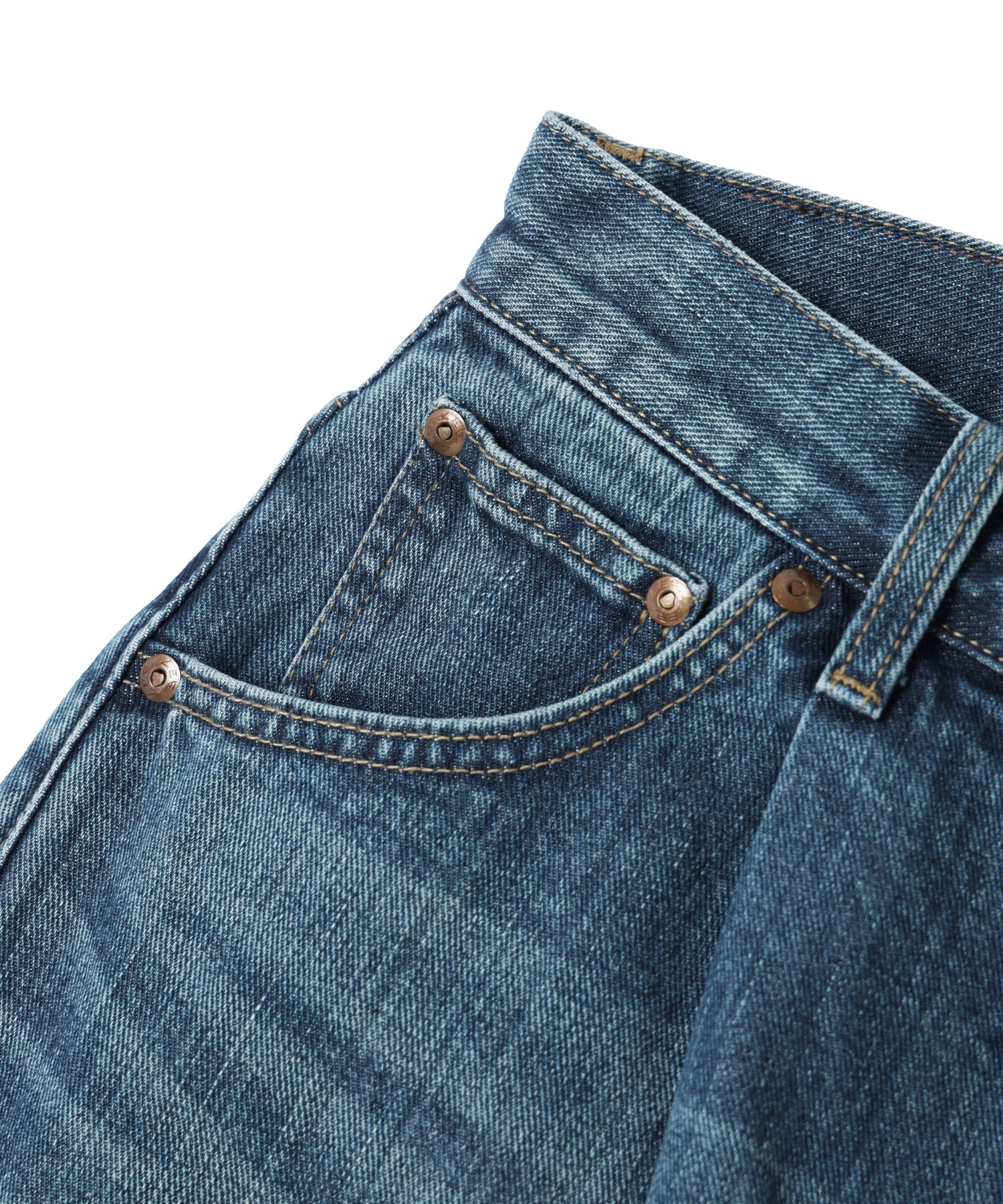 X-girl x Lee TUCK WIDE DENIM PANTS
