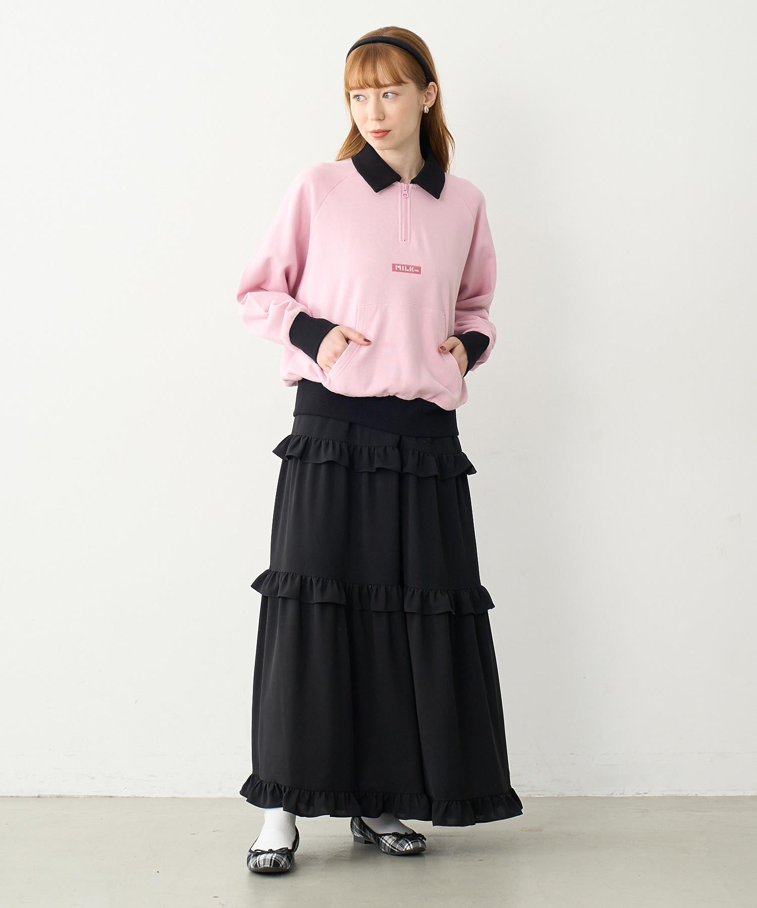 FRILL TIERED SKIRT