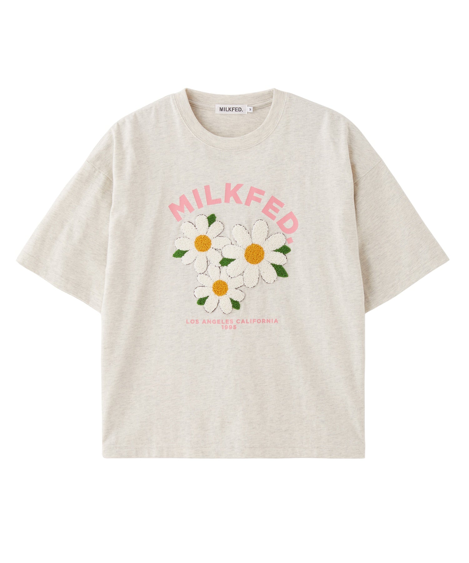 FLOWER SAGARA EMBROIDERY WIDE S/S TEE