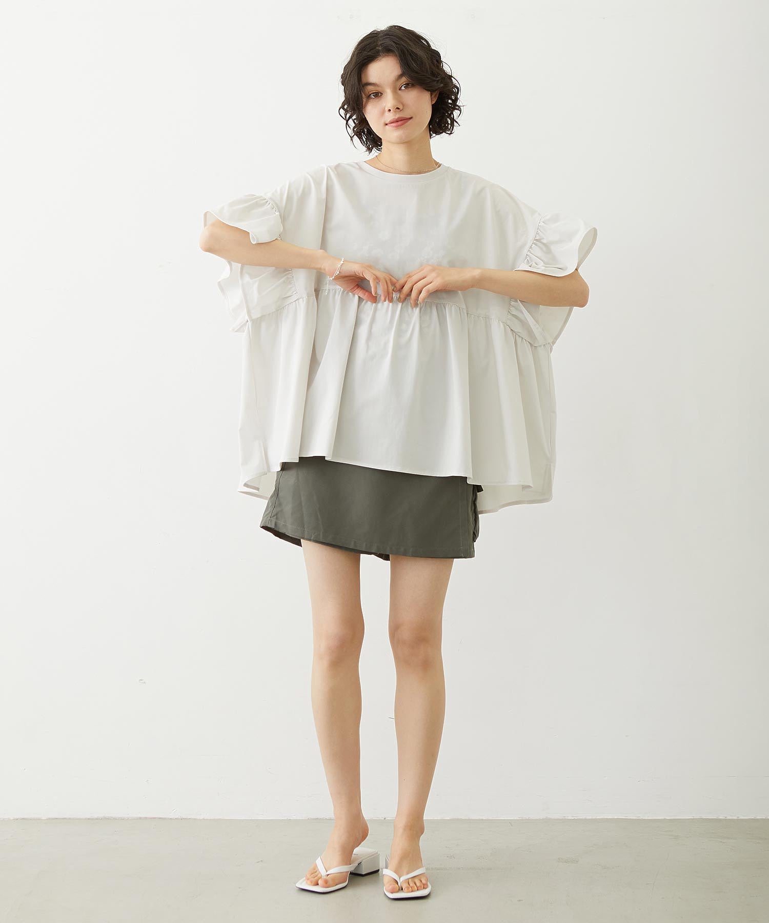 ICING LOGO RUFFLE TUNIC
