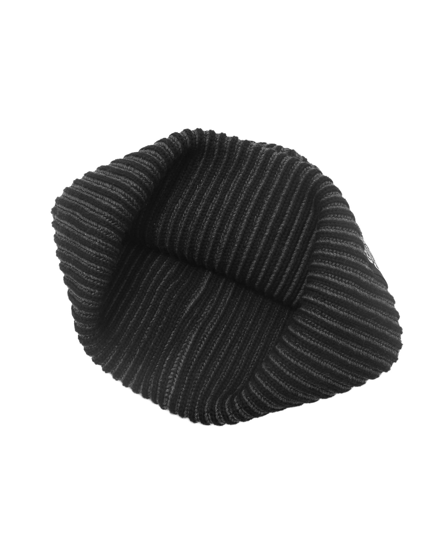 BICOLOR RIB CUFF BEANIE