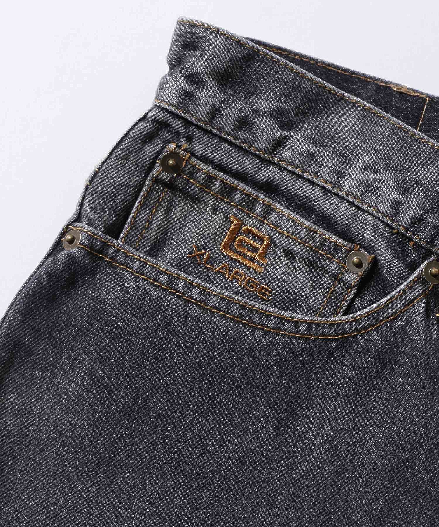 LA STITCH WIDE LEG DENIM PANTS
