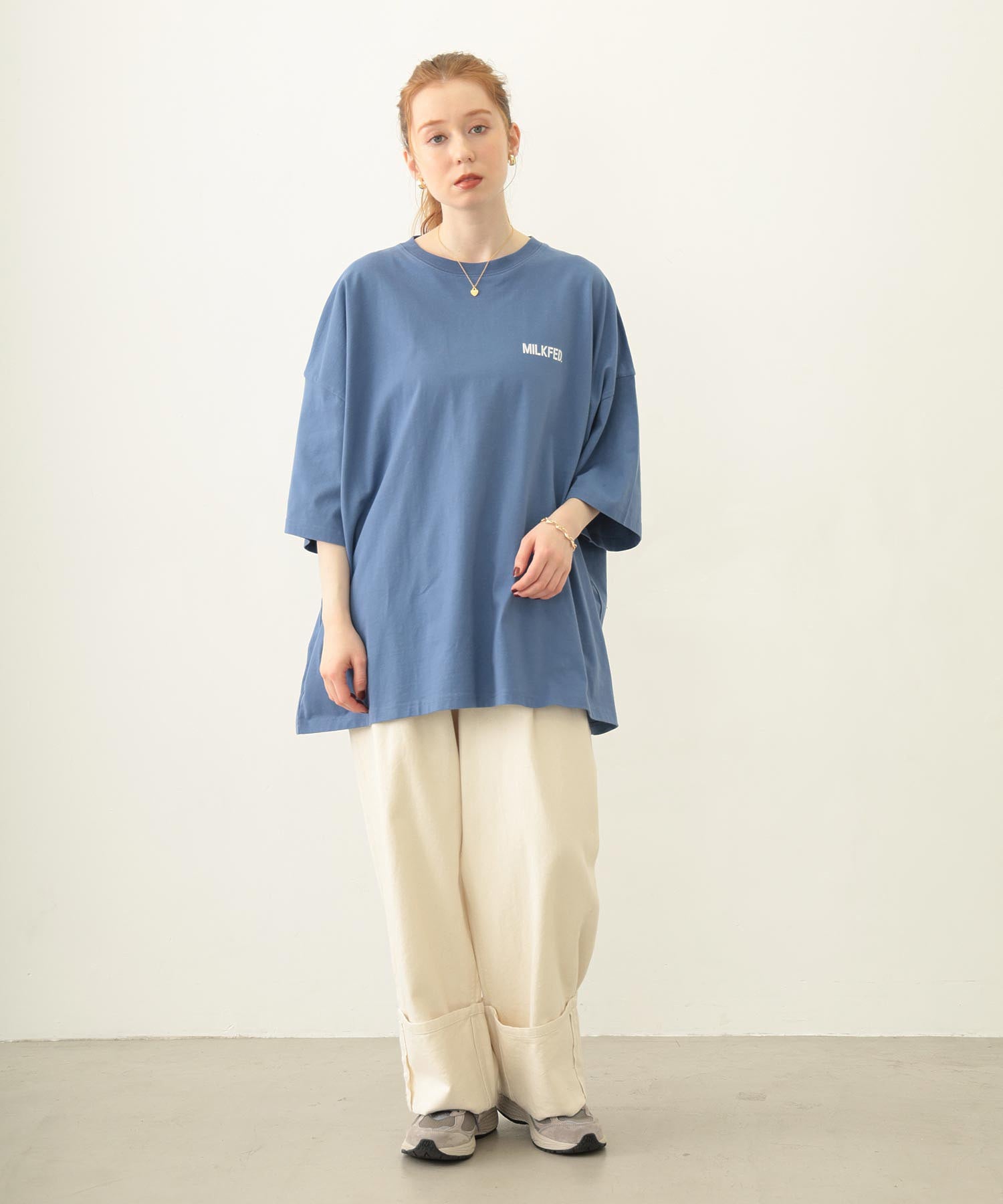 MILKFED. AT HEAVEN27 SUPER BIG S/S TOP