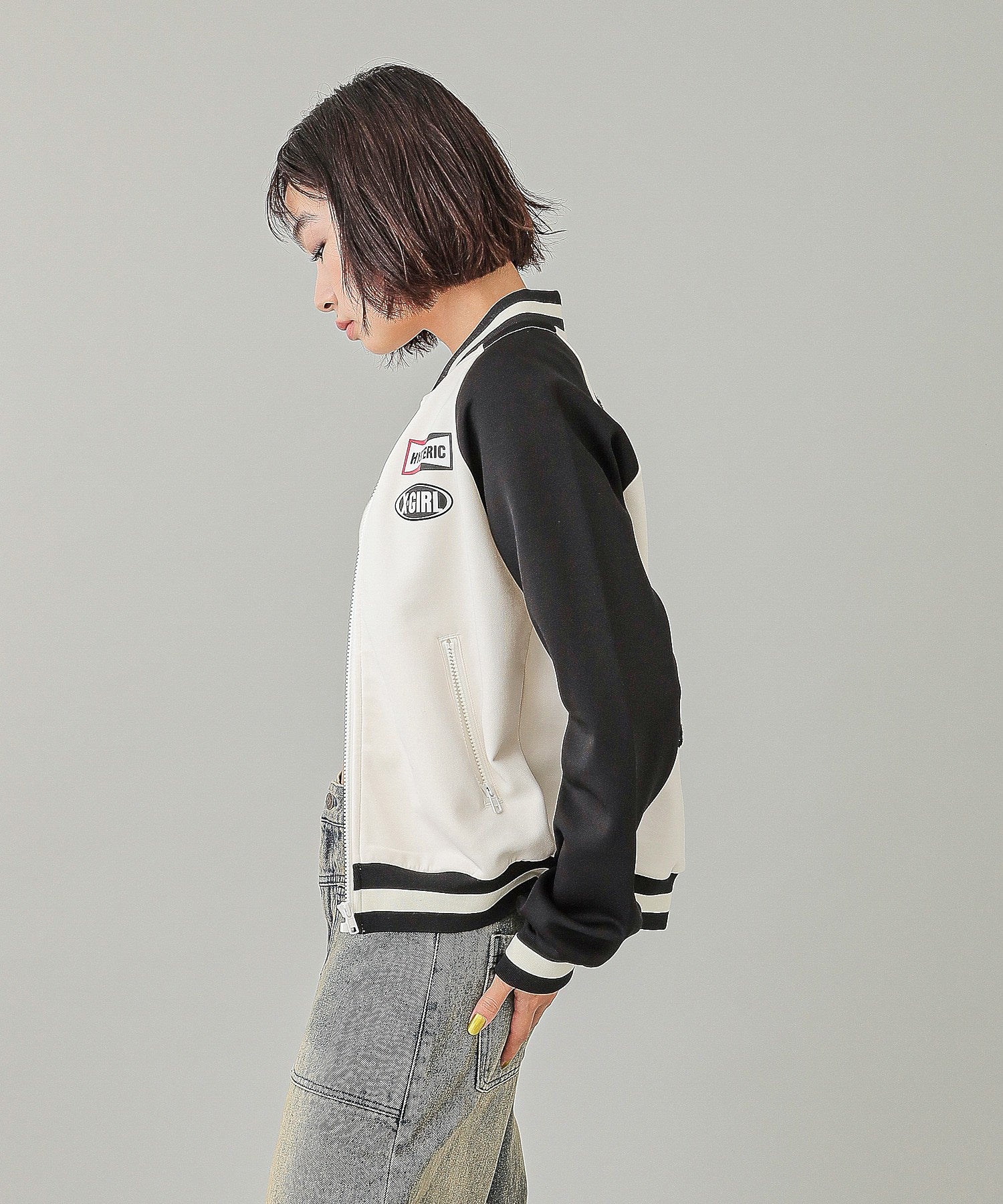 X-girl x HYSTERIC GLAMOUR TRACK JACKET