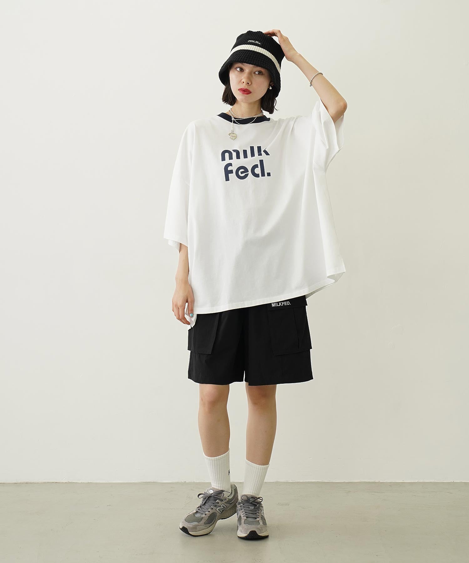 CUT OUT LOGO BIG S/S TOP