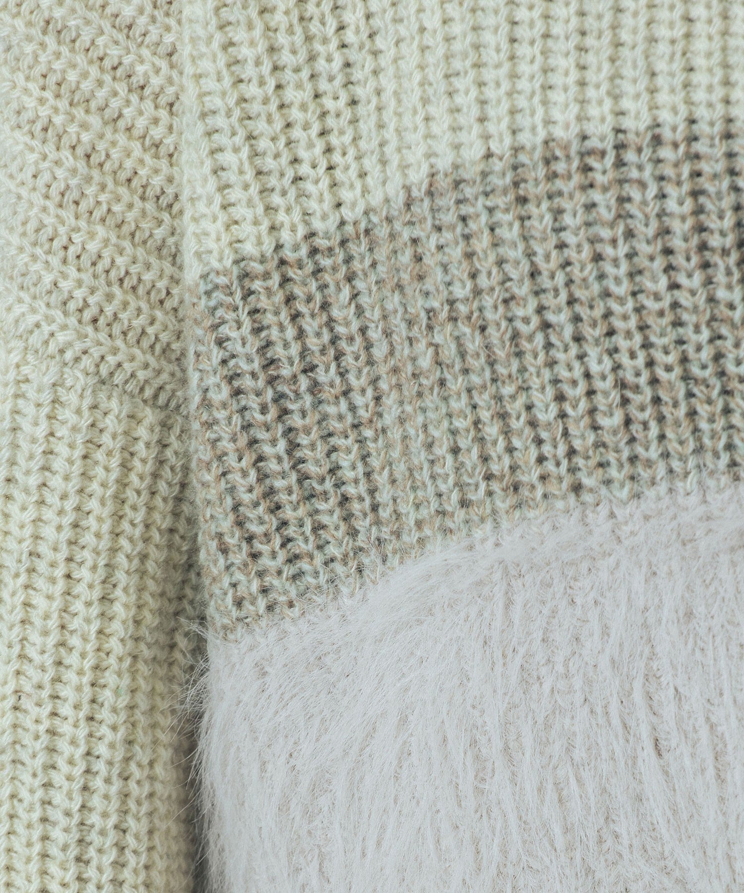 CROPPED BLOKING KNIT