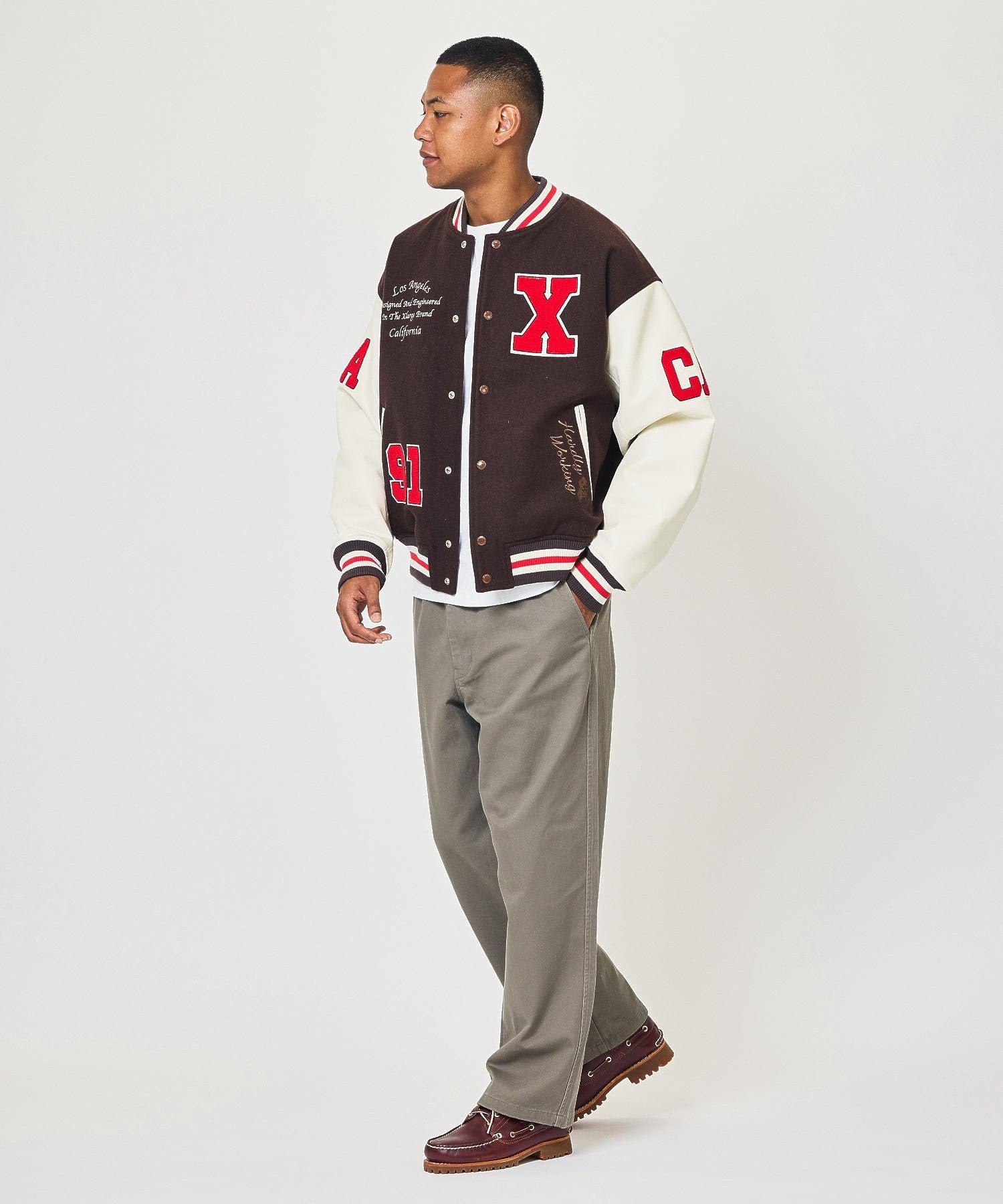 OG LOGO VARSITY JACKET XLARGE – calif（カリフ）公式サイト