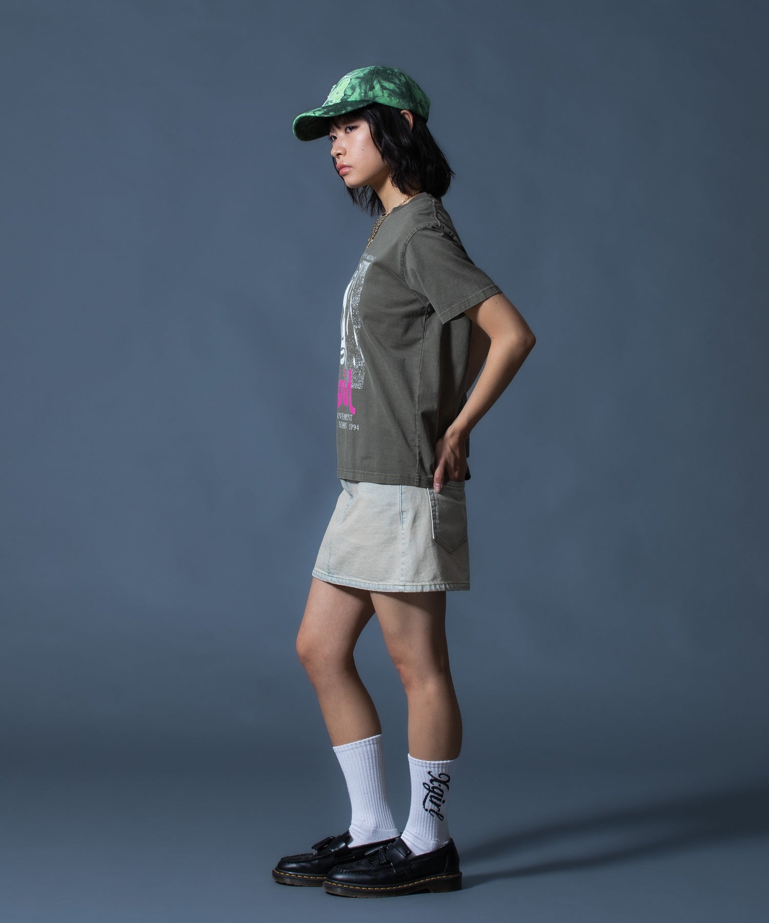 FADED NUMBER LOGO 6PANEL CAP