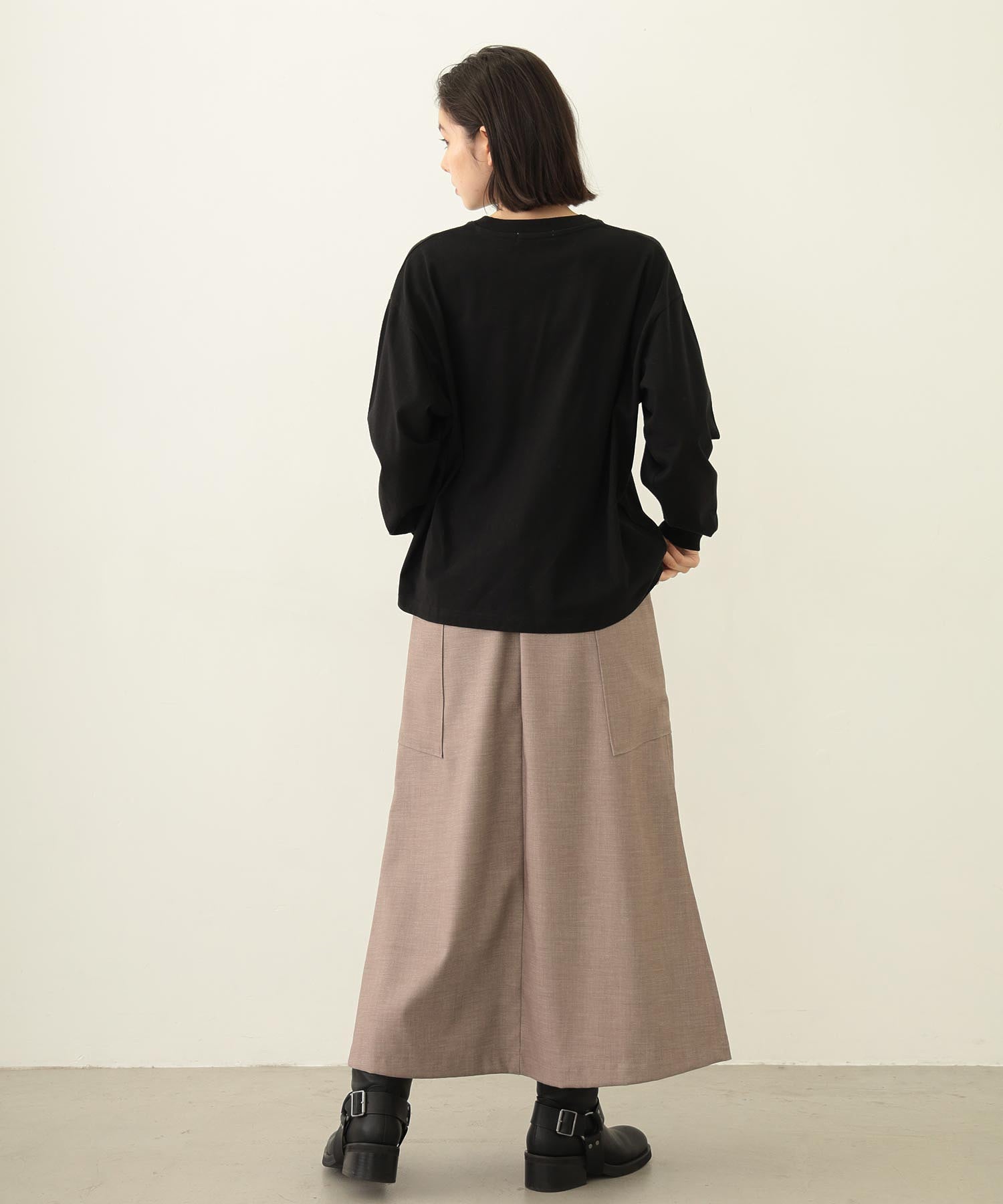 STENCIL LOGO WIDE L/S TEE