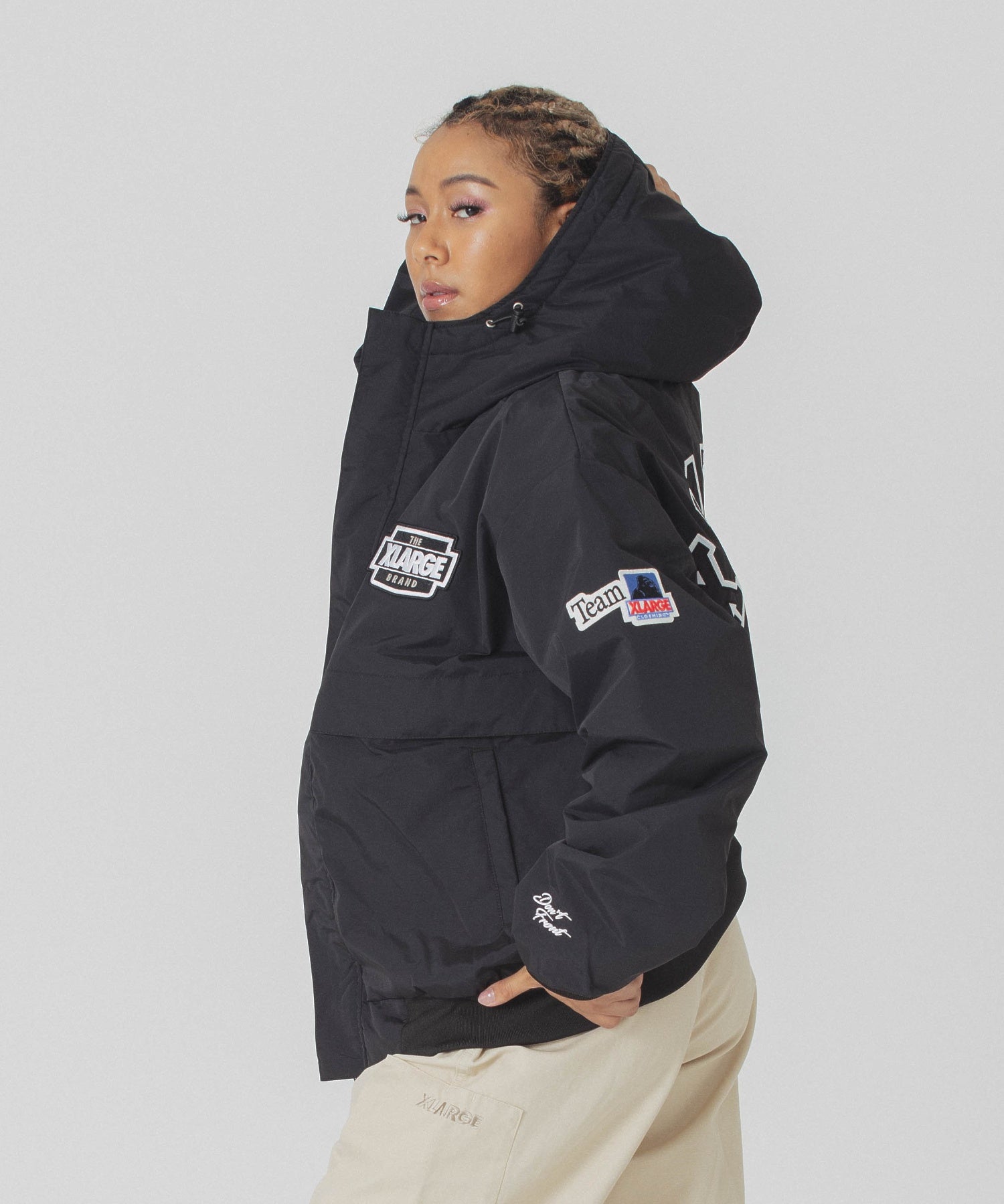 Xlarge nylon puffer jacket sale