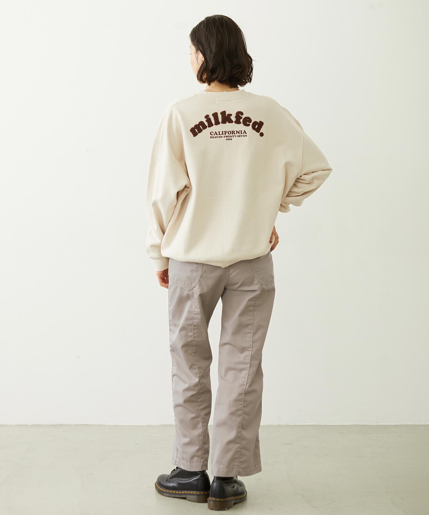 COOPER LOGO WIDE CREW SWEAT TOP