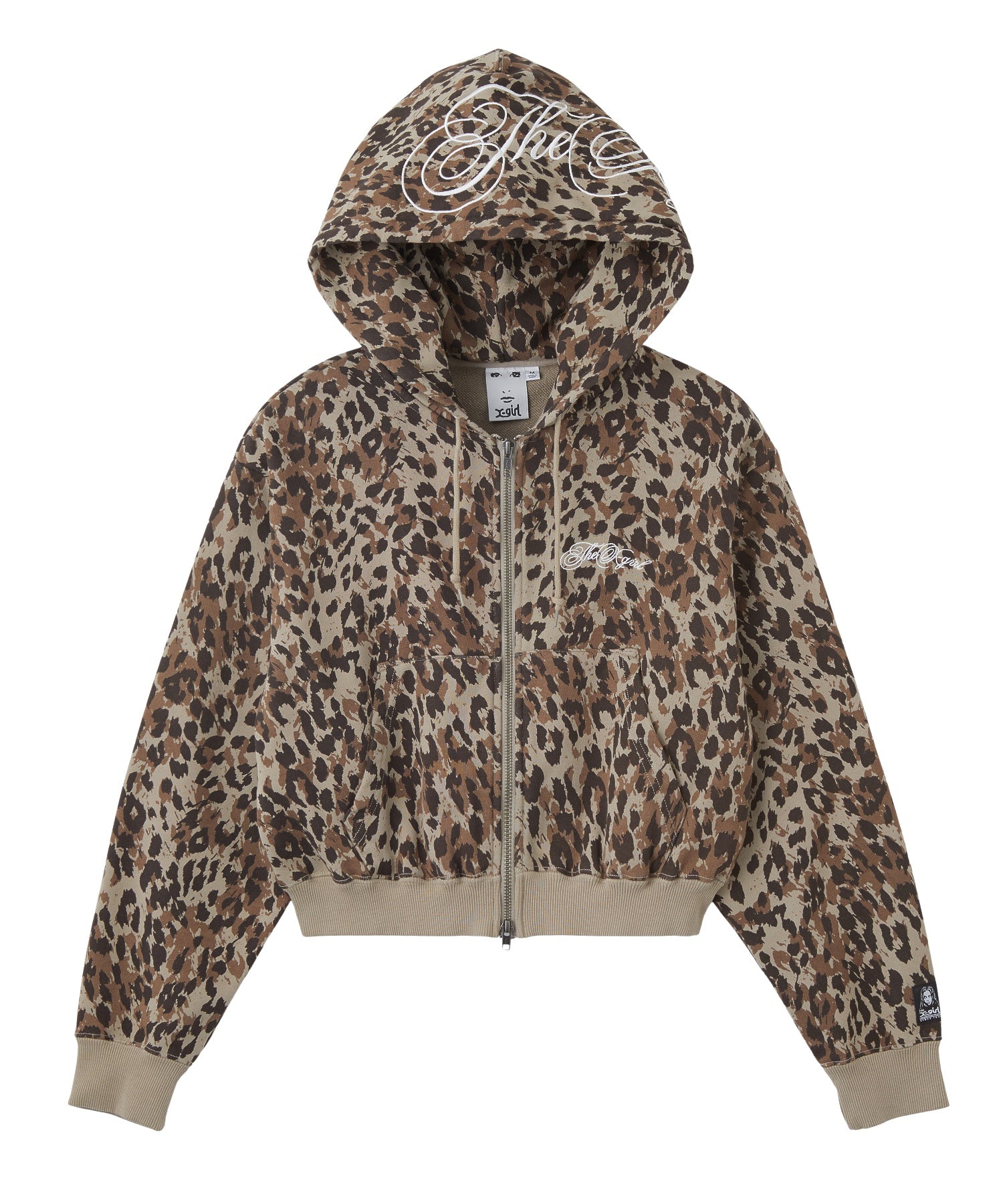 ALL OVER PRINT COMPACT ZIP UP SWEAT HOODIE