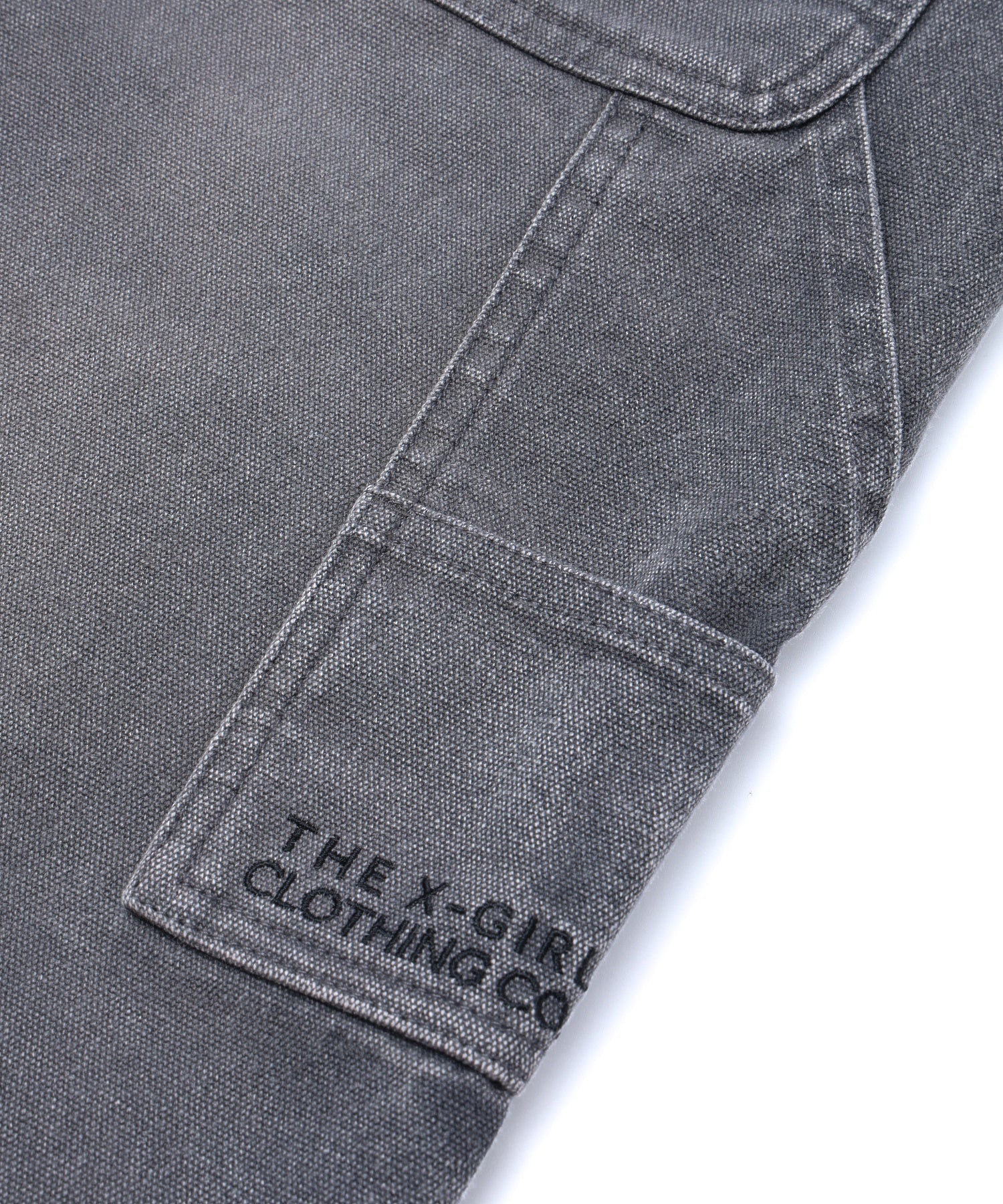 FADED 2WAY WIDE LEG WORK PANTS