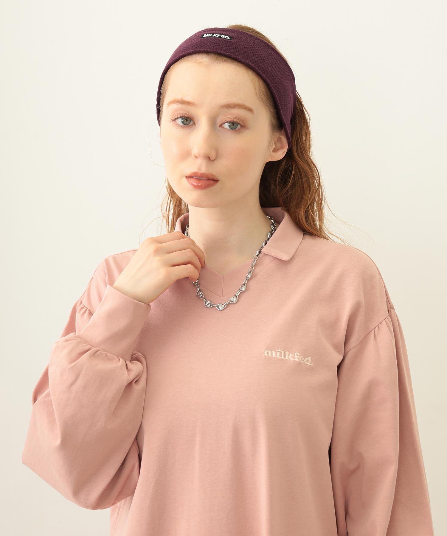 LOGO KNIT HAIR BAND