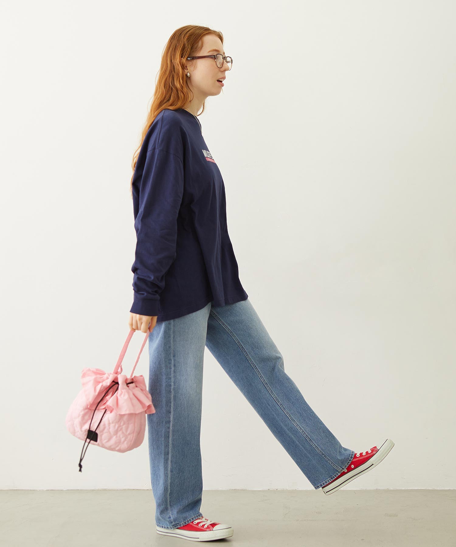 HEART QUILTED DRAWSTRING BAG