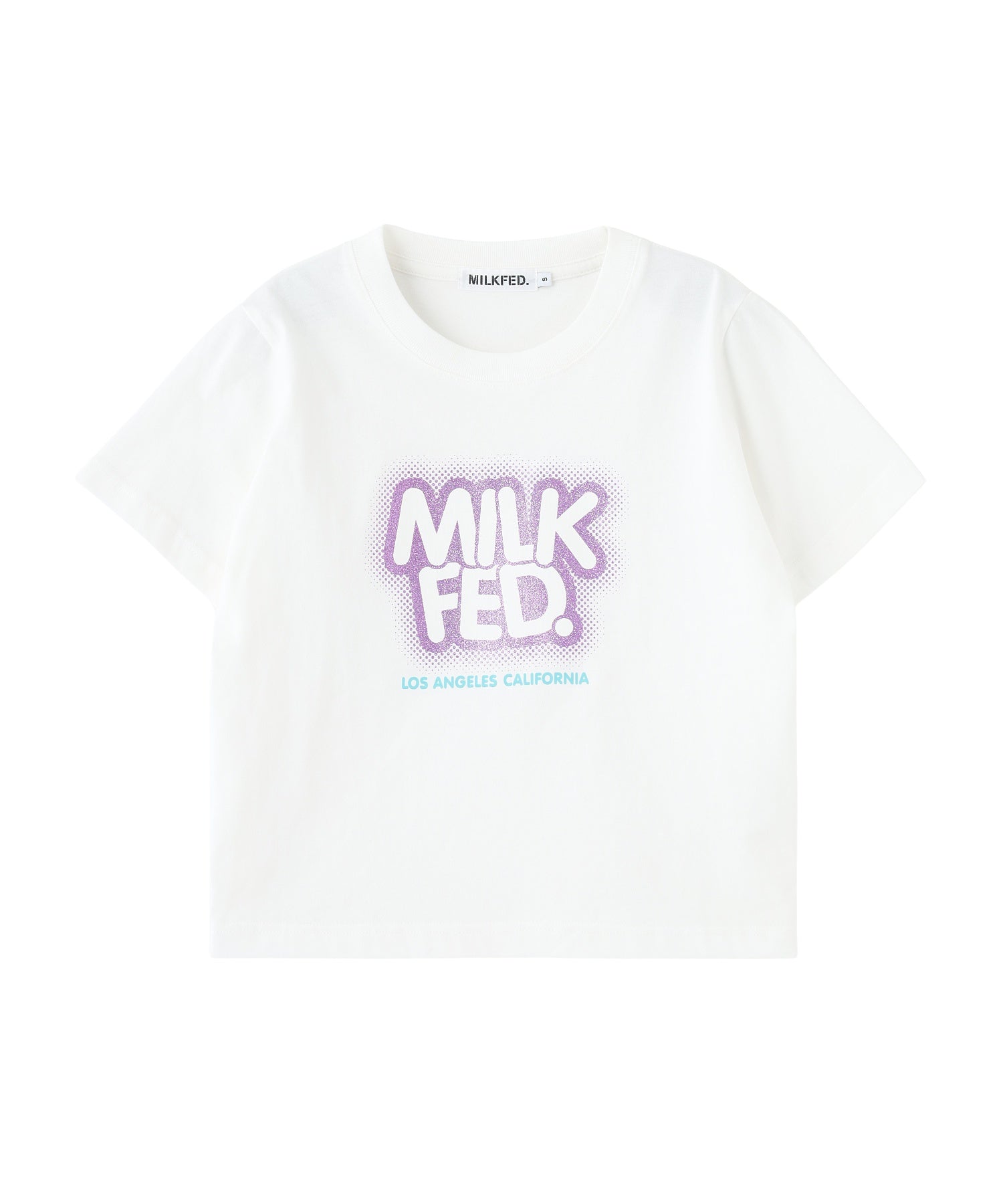 GLITTER HALFTONE LOGO COMPACT S/S TEE