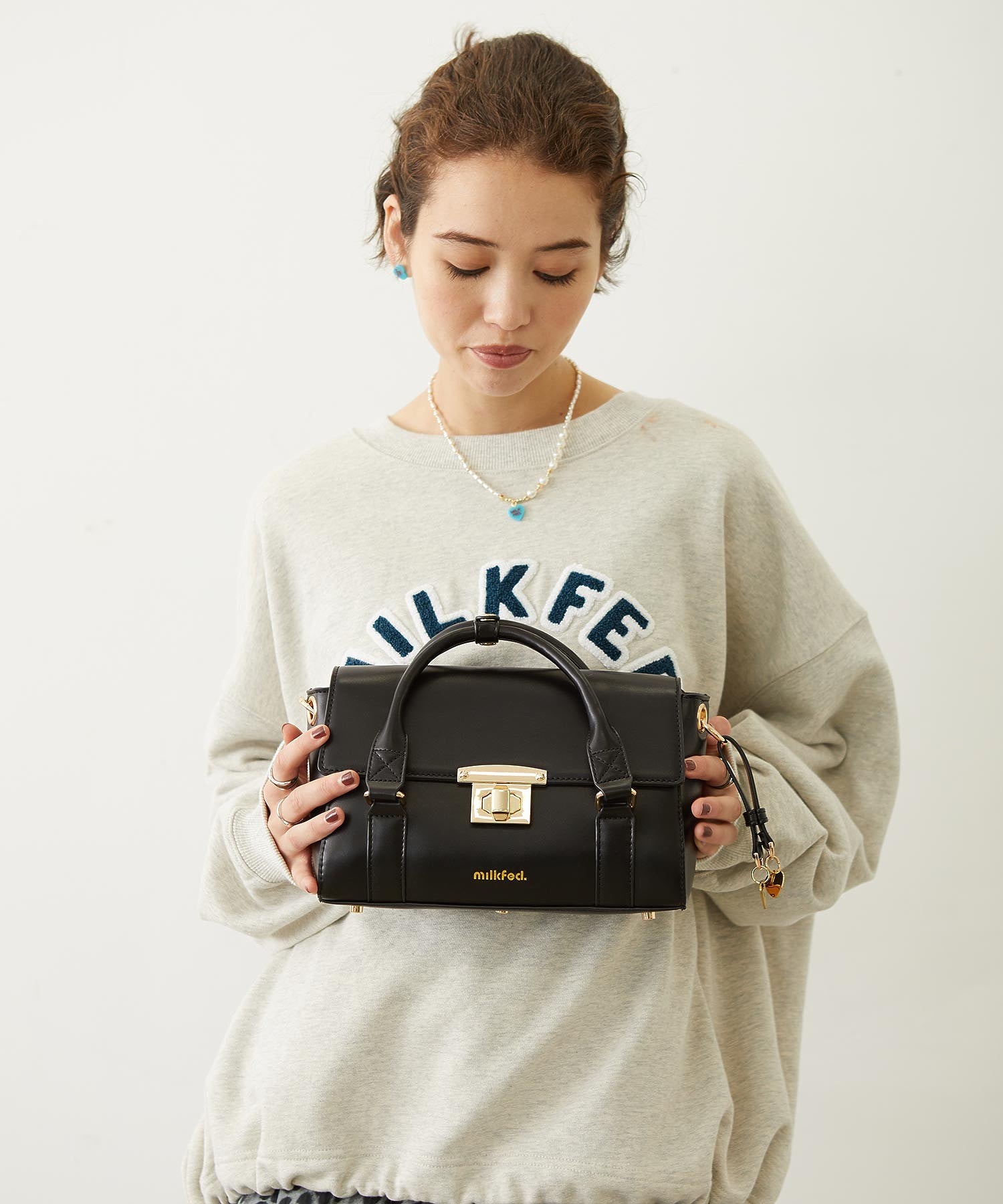 2WAY TOP HANDLE BAG