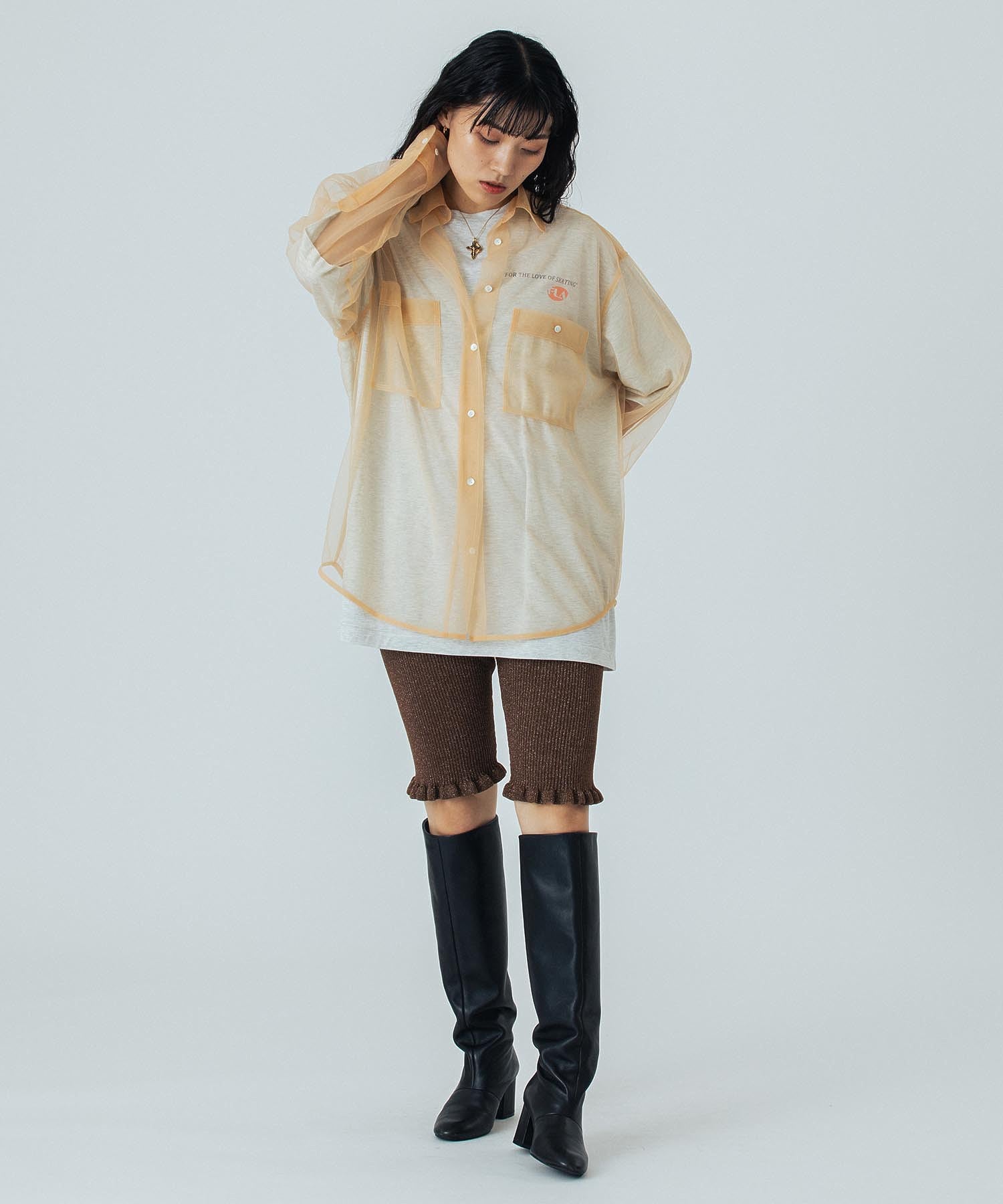 model:167cm 着用サイズ:ONE SIZE