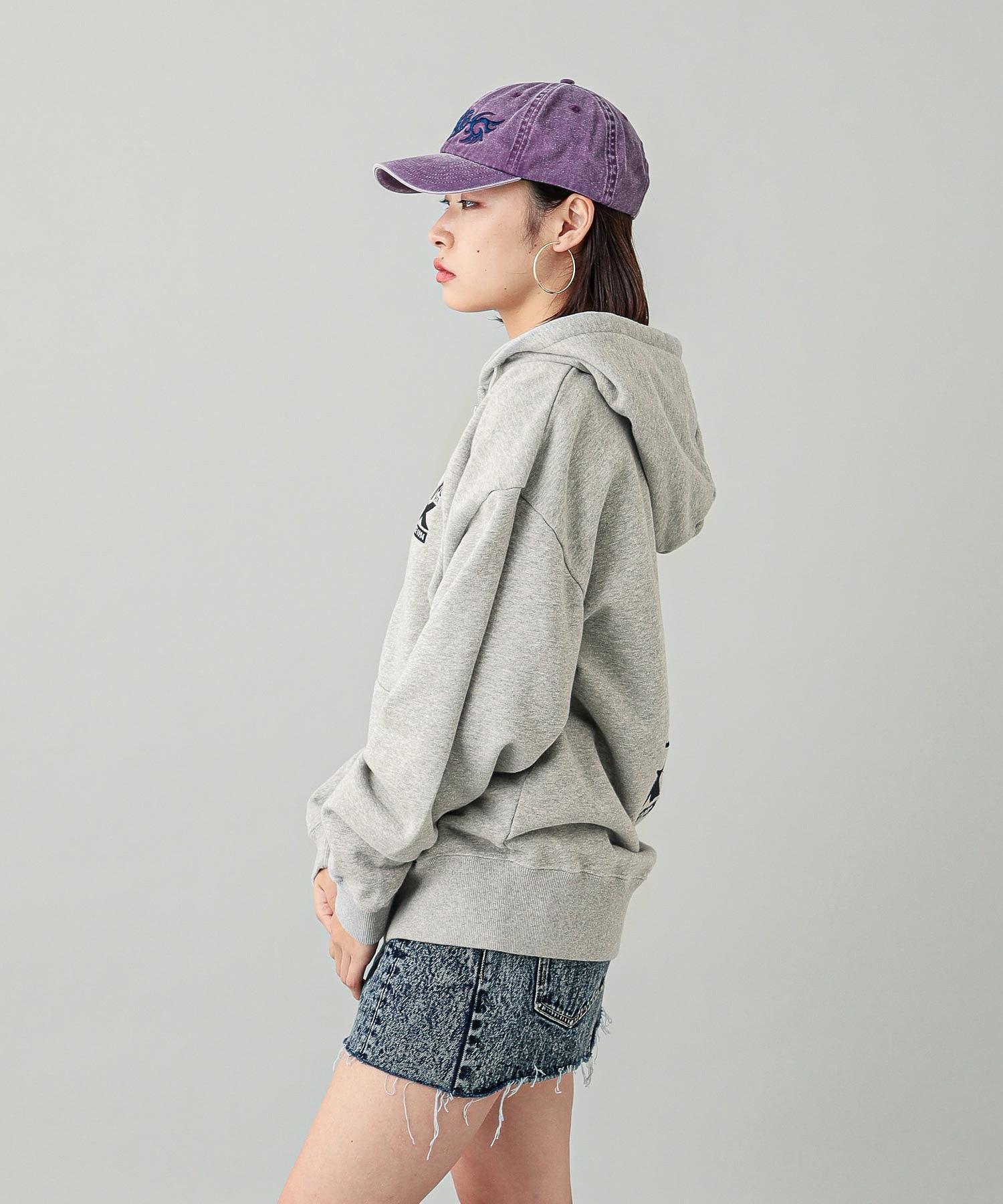 BY X-GIRL FOR X ZIP UP SWEAT HOODIE