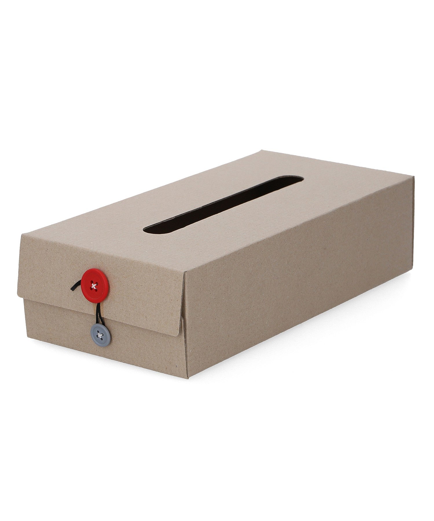 concrete craft Button Tissue Box