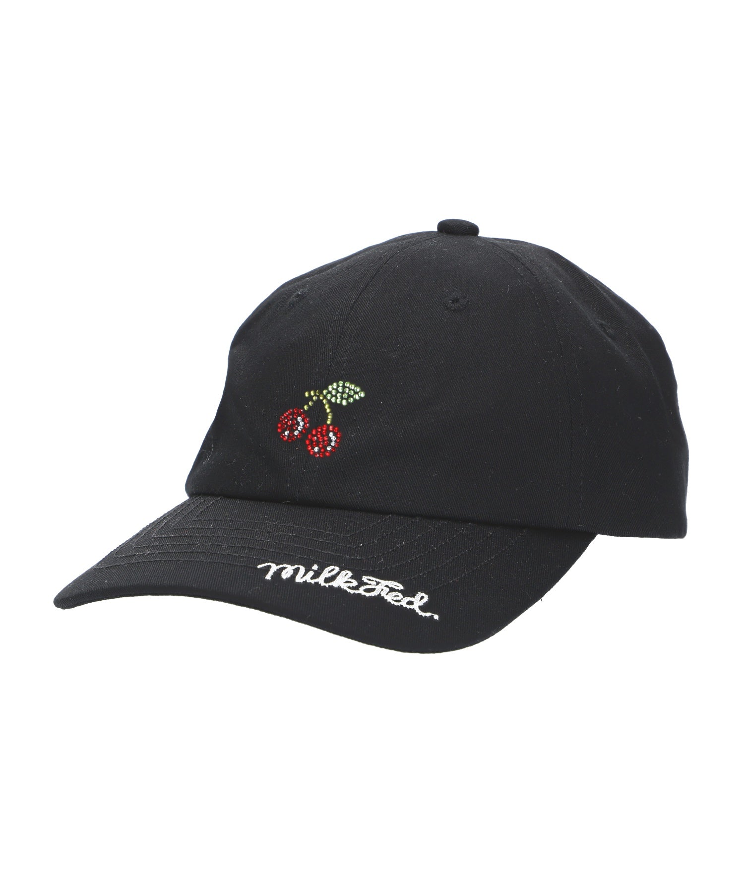 RHINESTONE CHERRY CAP