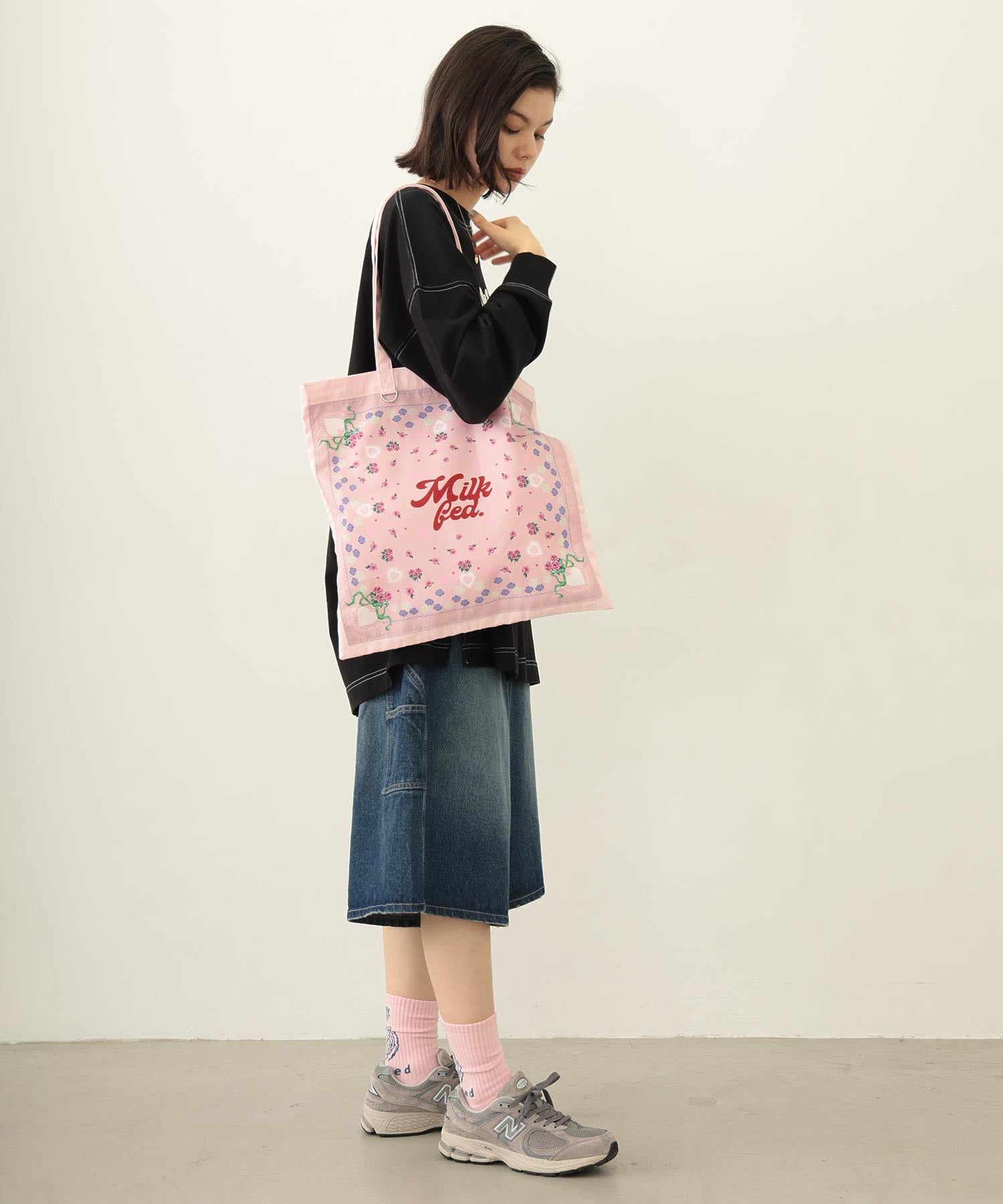 FLOWER PATTERN BANDANA BAG