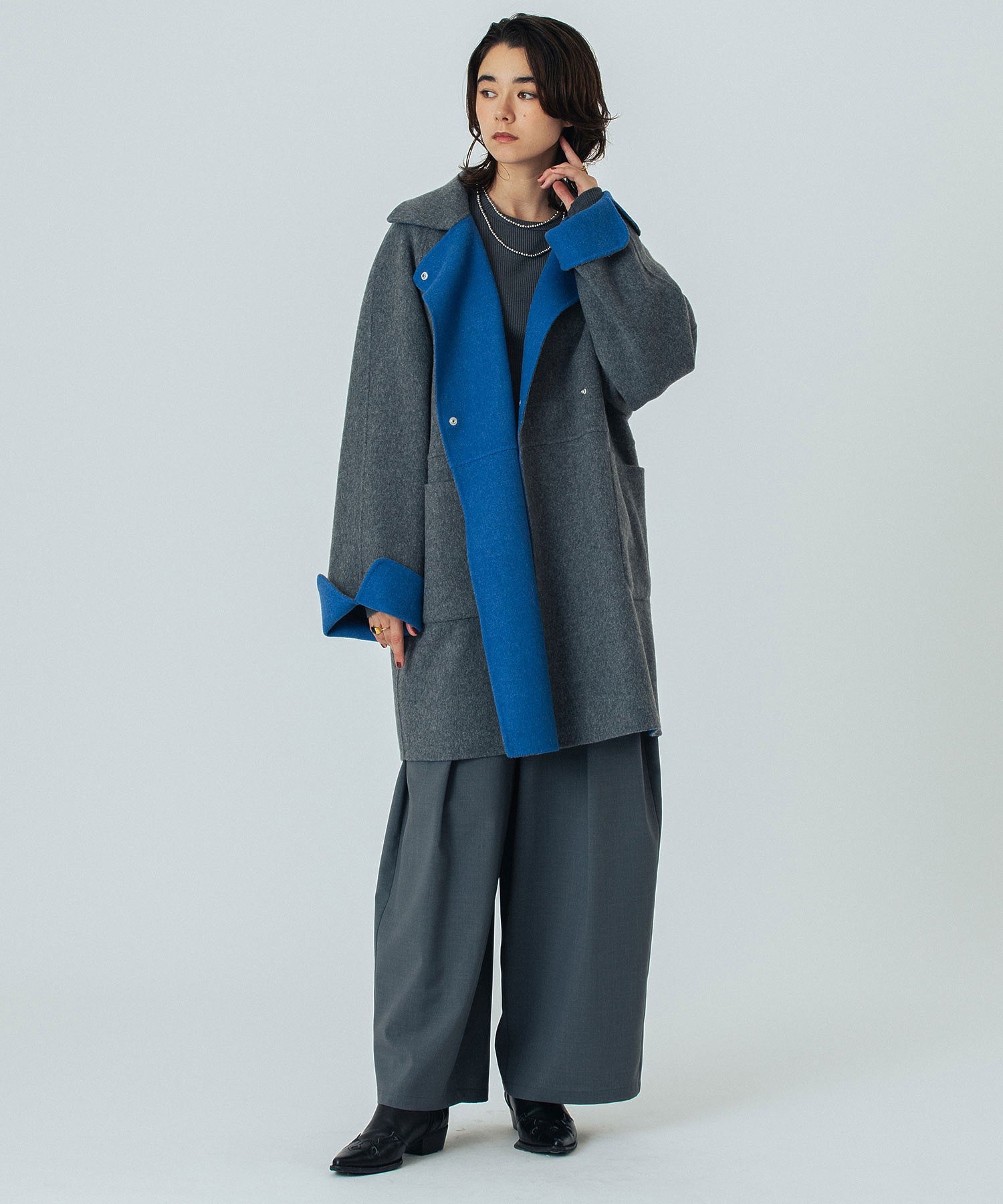 model:172cm 着用サイズ:M