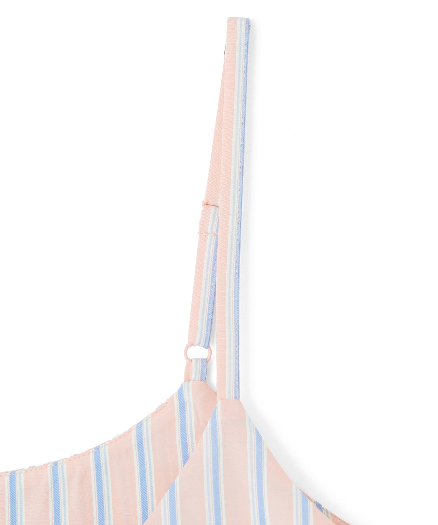 BIAS-CUT STRIPED CAMI DRESS