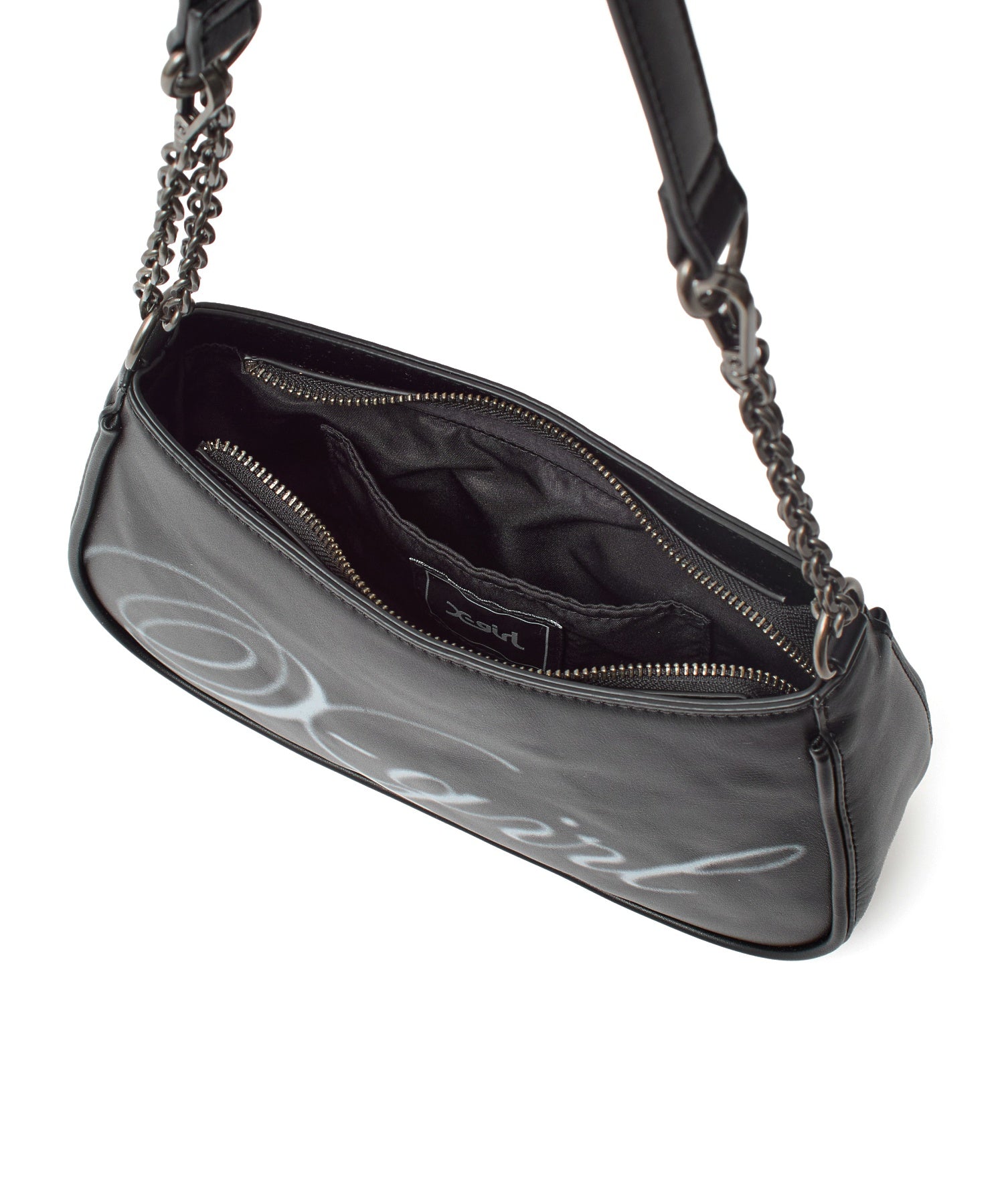 SPRAY SCRIPT LOGO SHOULDER BAG