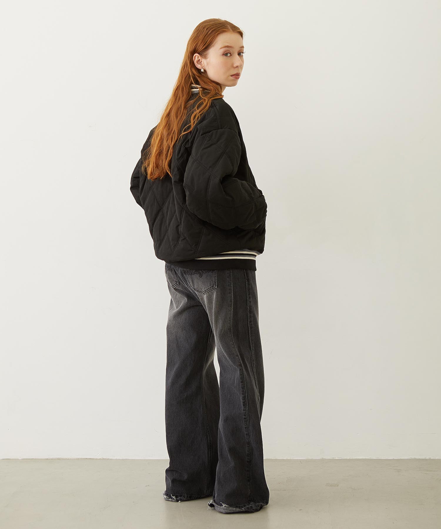 FLARED DENIM PANTS