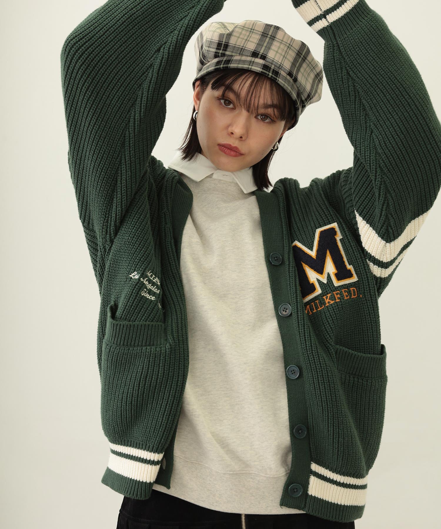 ICING LOGO WIDE CREW SWEAT TOP