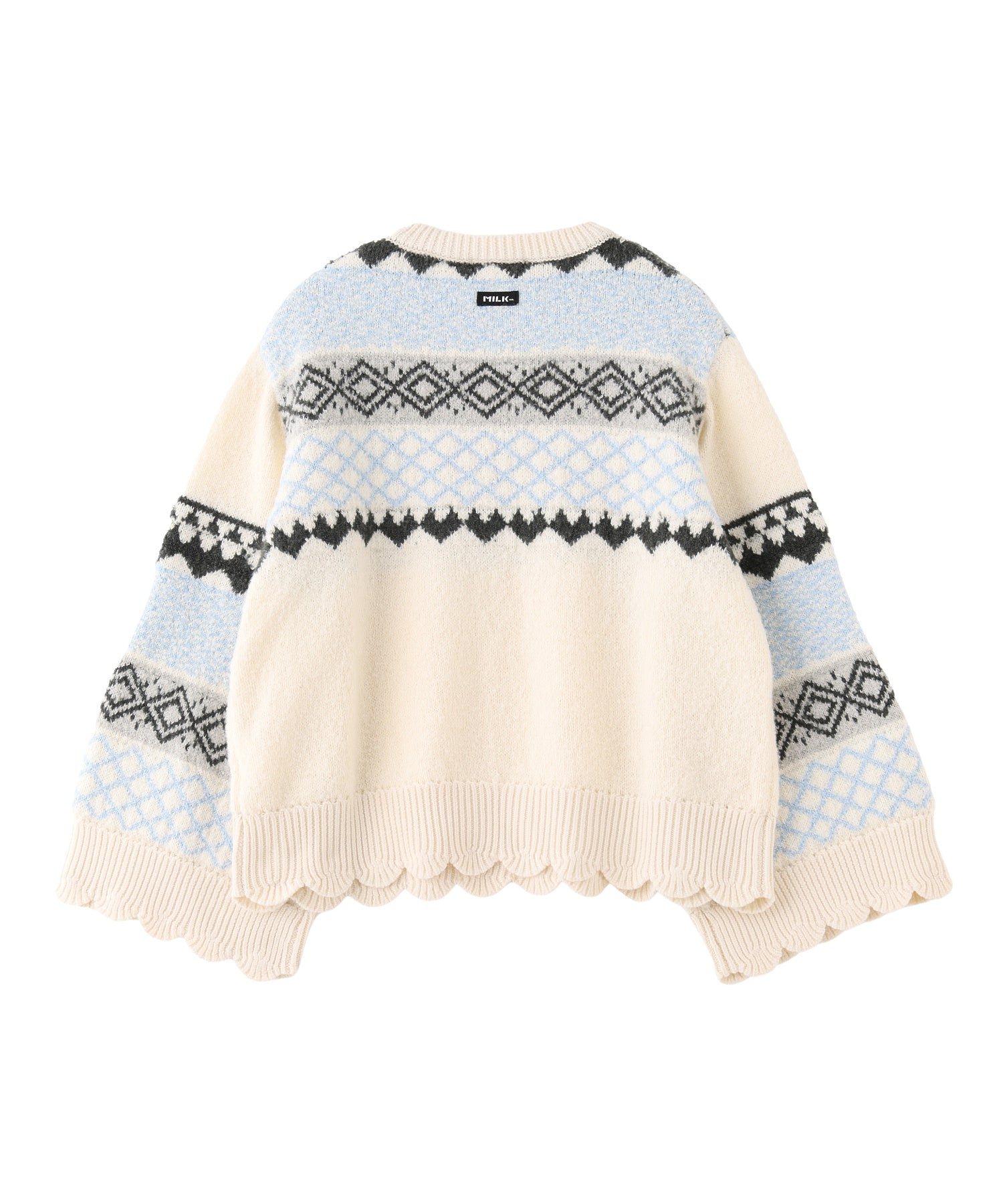 PATTERNED KNIT TUNIC