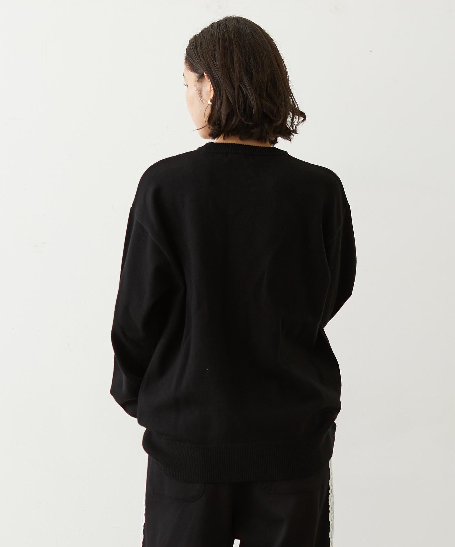 CHERRY LOGO KNIT TOP