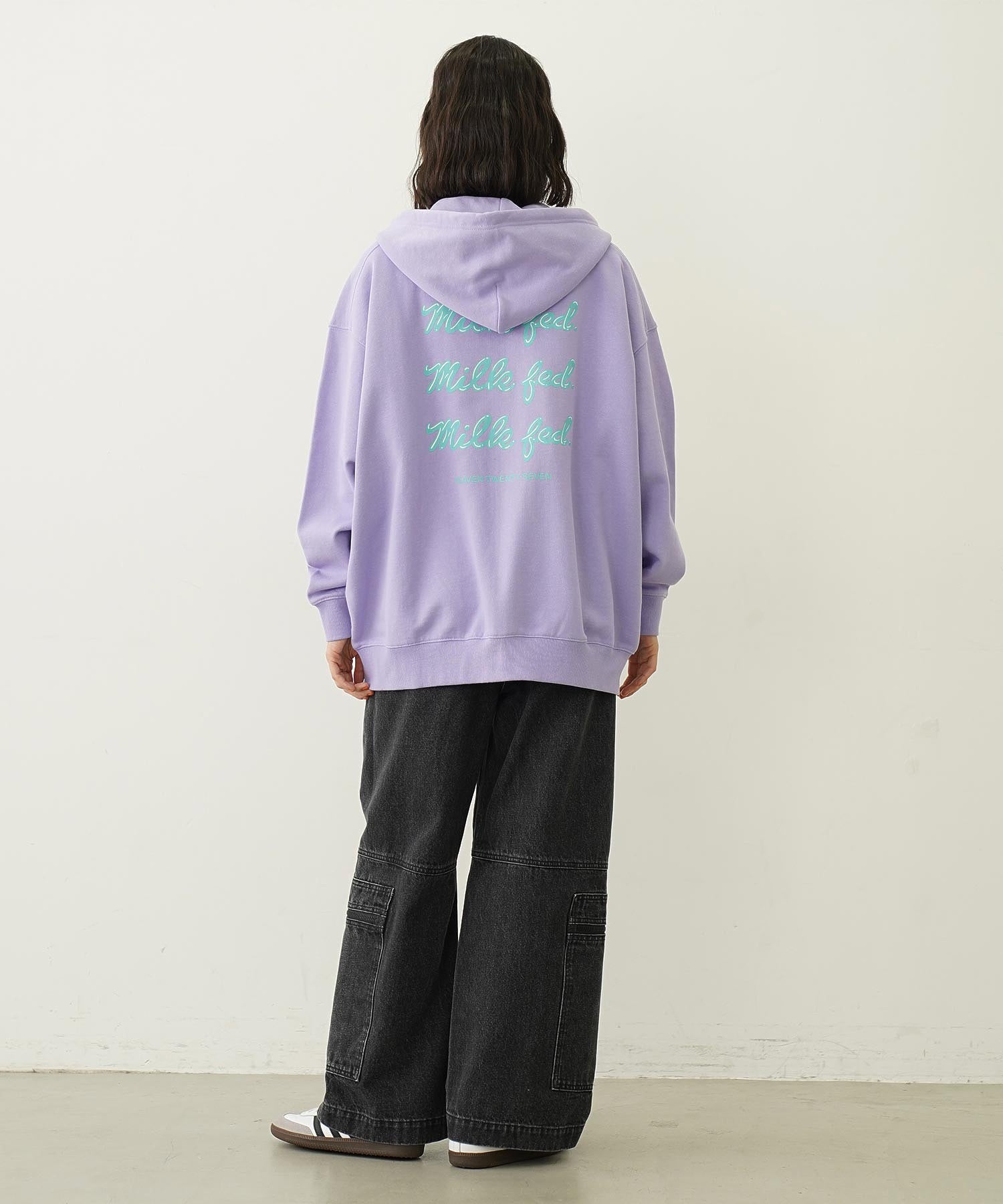 EXTENDED ICING LOGO ZIP UP HOODIE