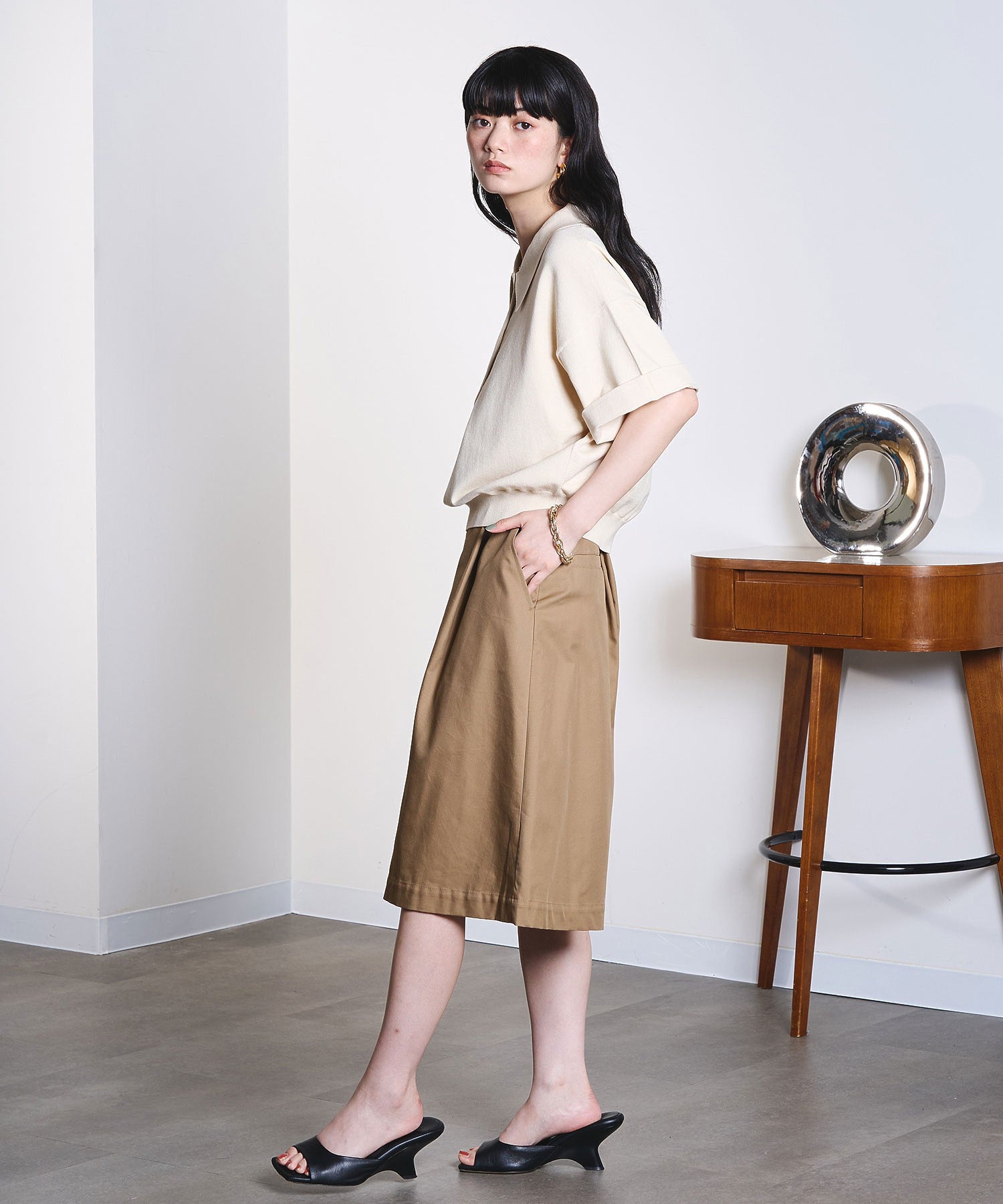 model:163cm 着用サイズ:S