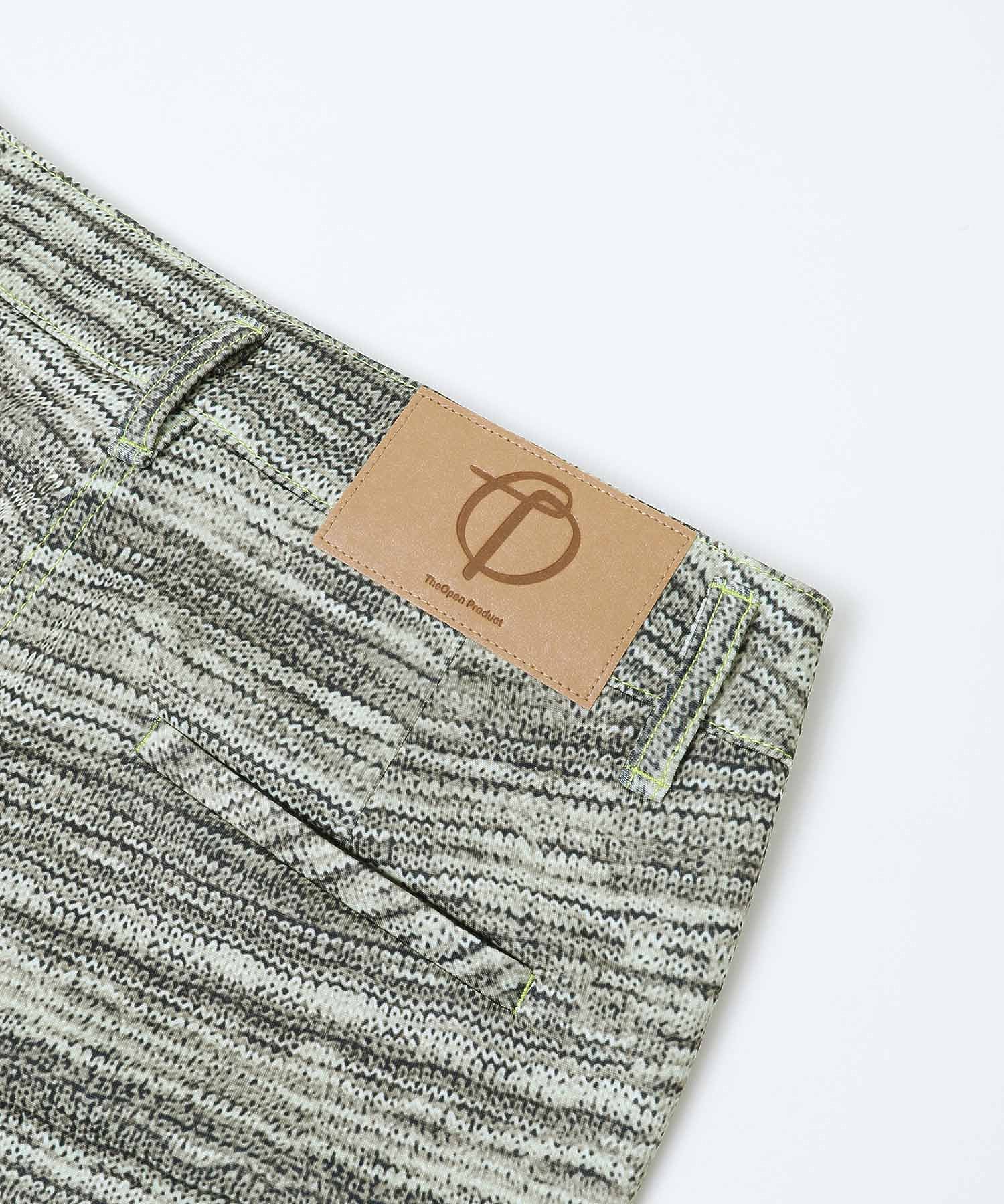 THE OPEN PRODUCT /ザオープンプロダクト/ PRINTED FITTED SHORTS GTO221PT003