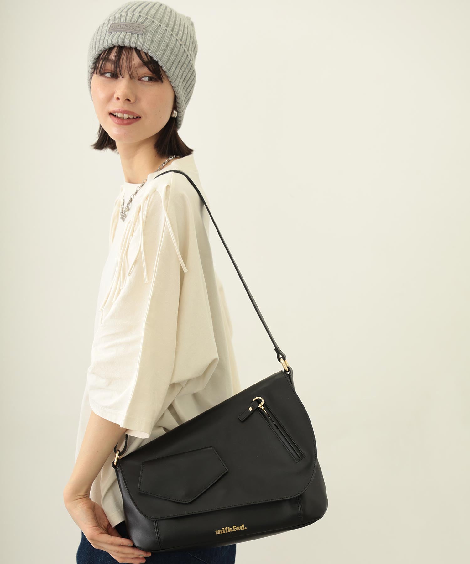 ASYMMETRY FLAP BAG