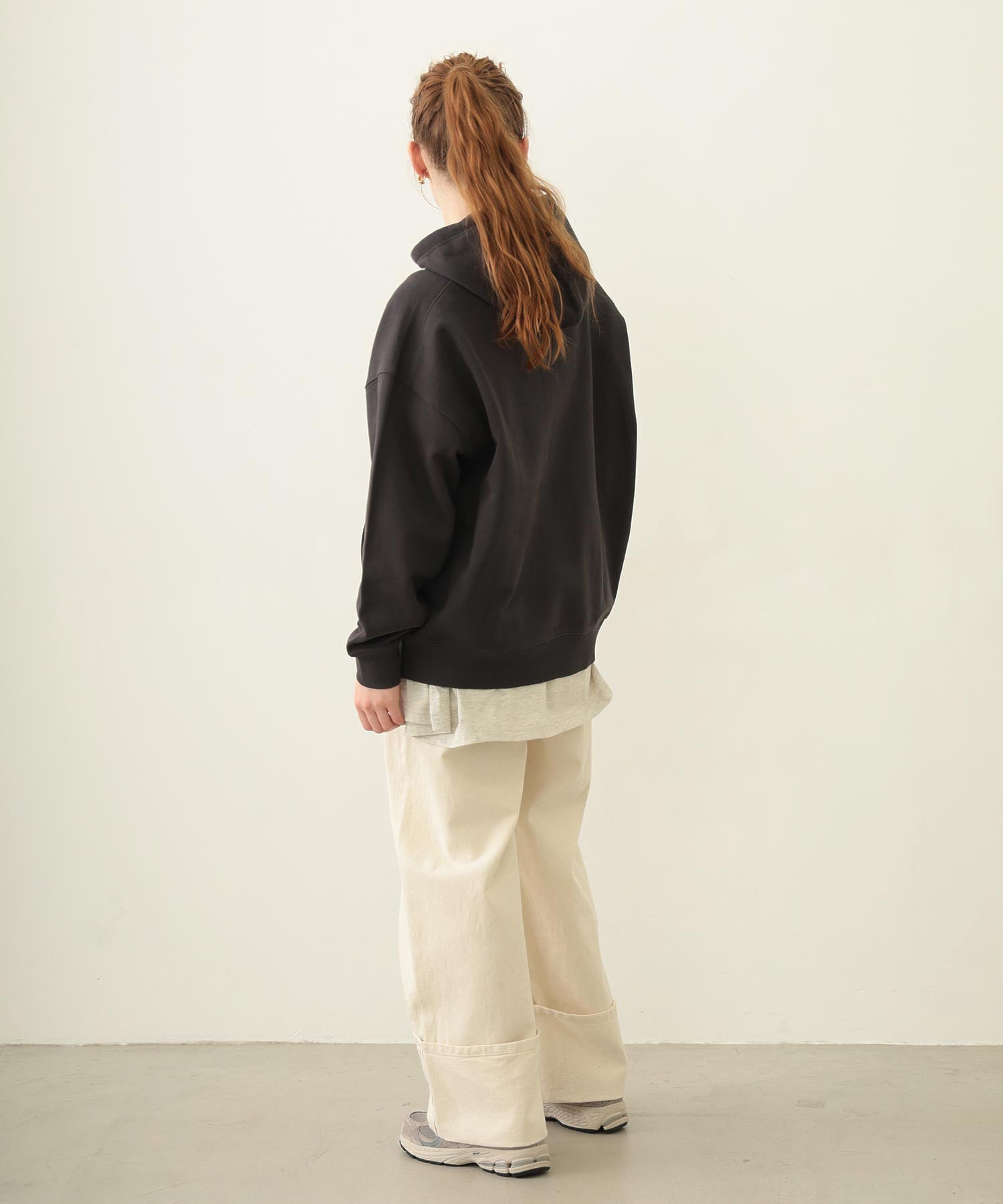 ICING LOGO WIDE SWEAT HOODIE